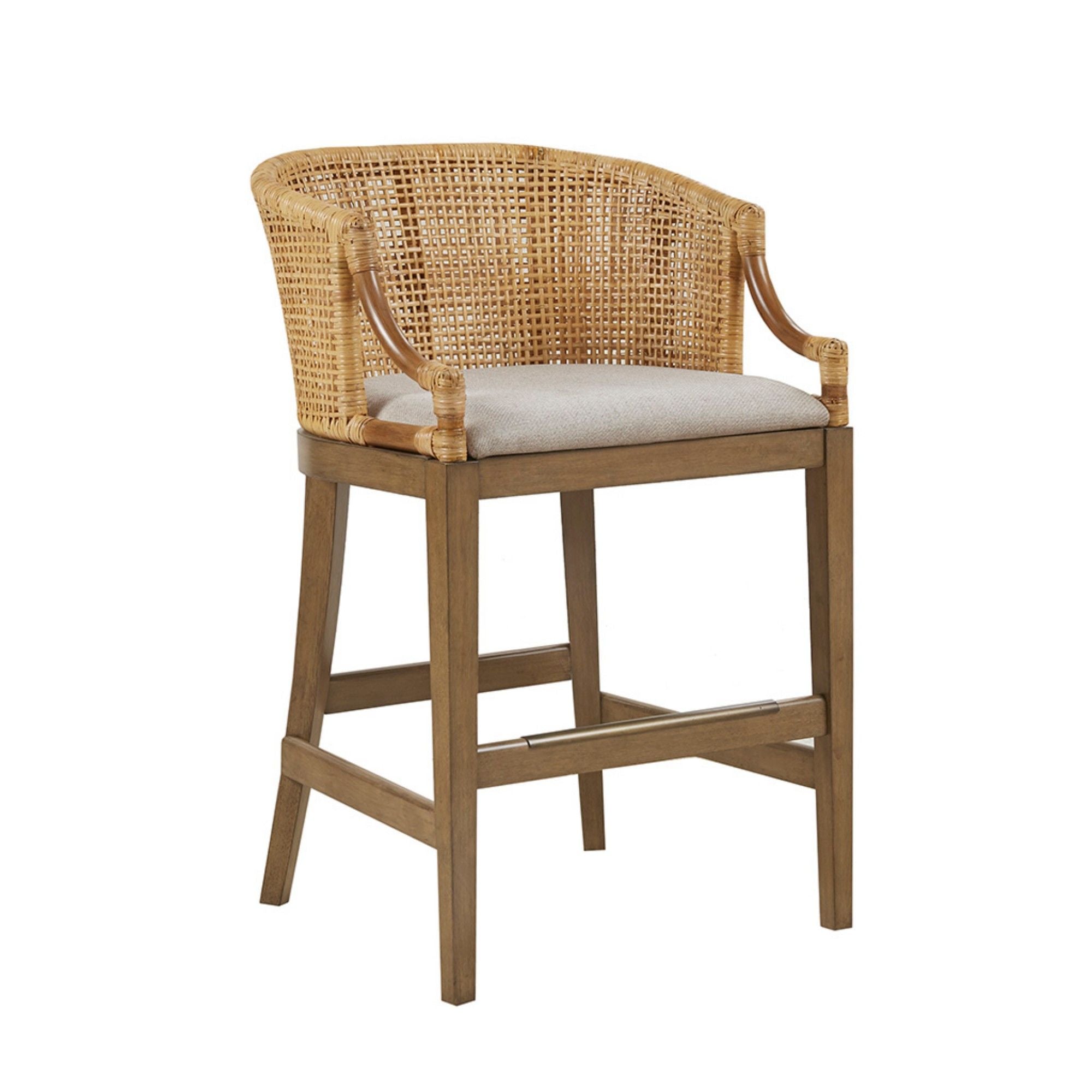 Casual Handcrafted Rattan Counter Stool - Best Buy Furniture