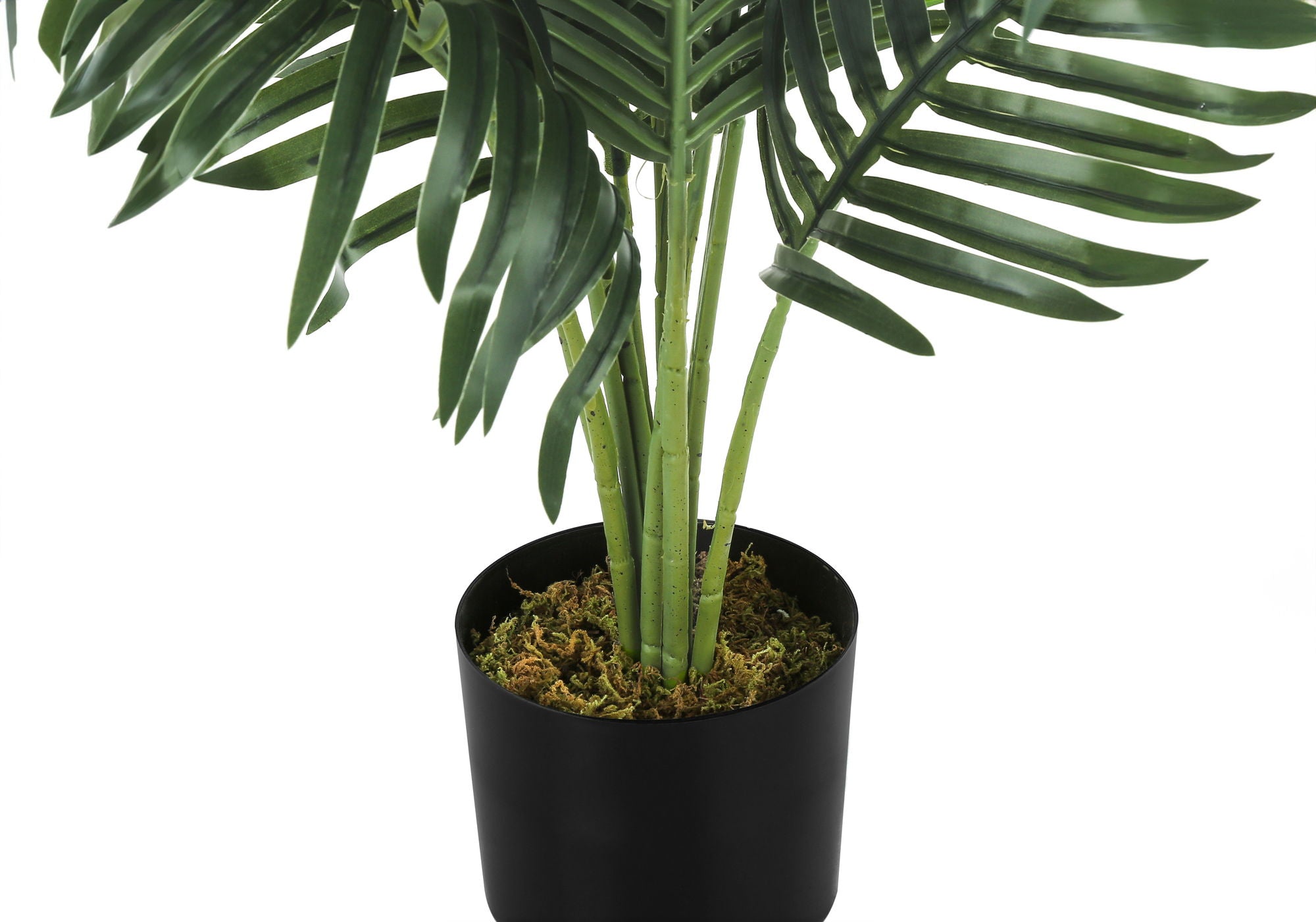 34" Tall, Artificial Plant, Palm Tree, Indoor, Faux, Fake, Floor, Greenery, Potted, Real Touch, Decorative - Green / Black - Best Buy Furniture