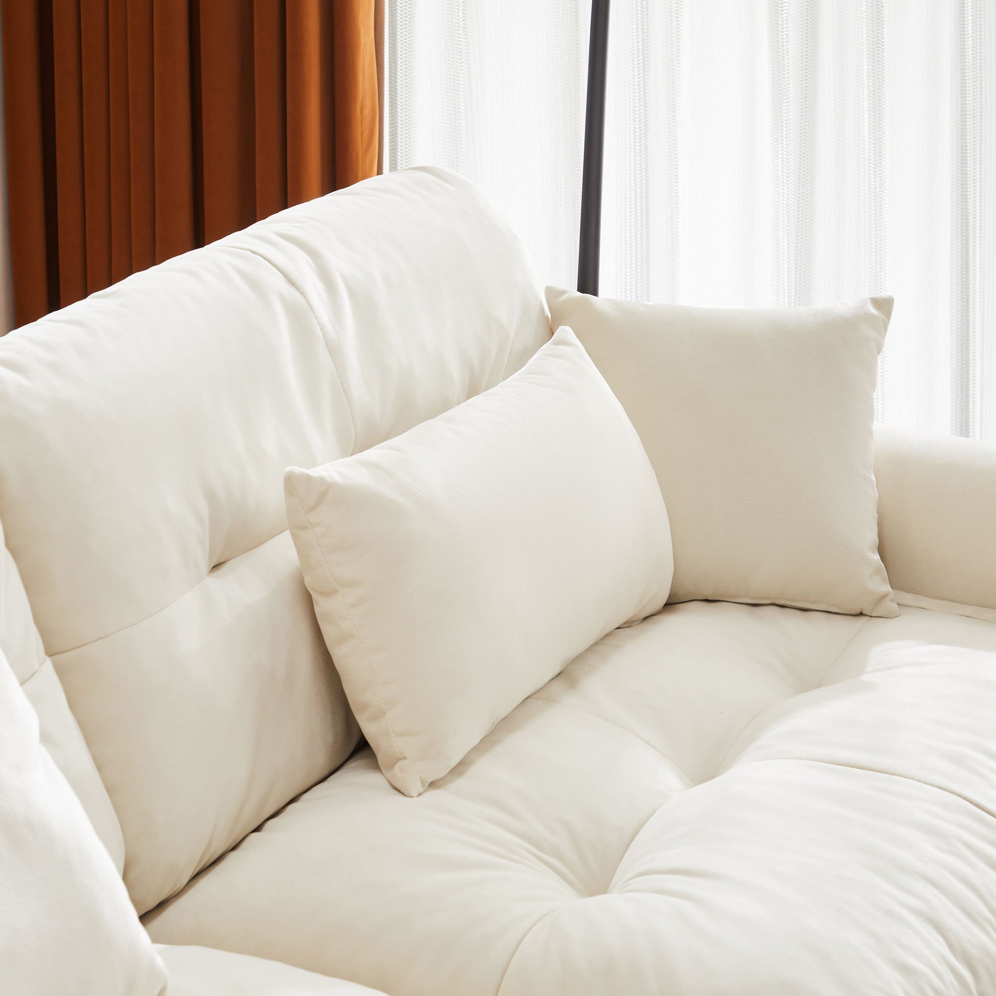 Super Comfort Oversized Modular Sectional Sofa With Movable Ottoman - Best Buy Furniture