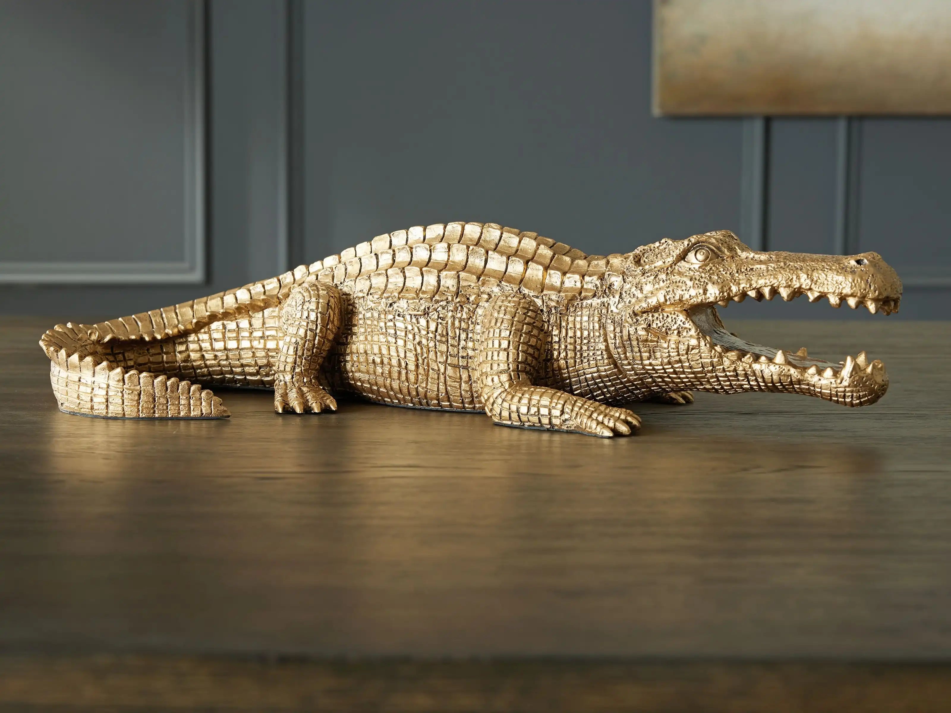 Lauretman - Sculpture - Antique Gold Finish - Best Buy Furniture