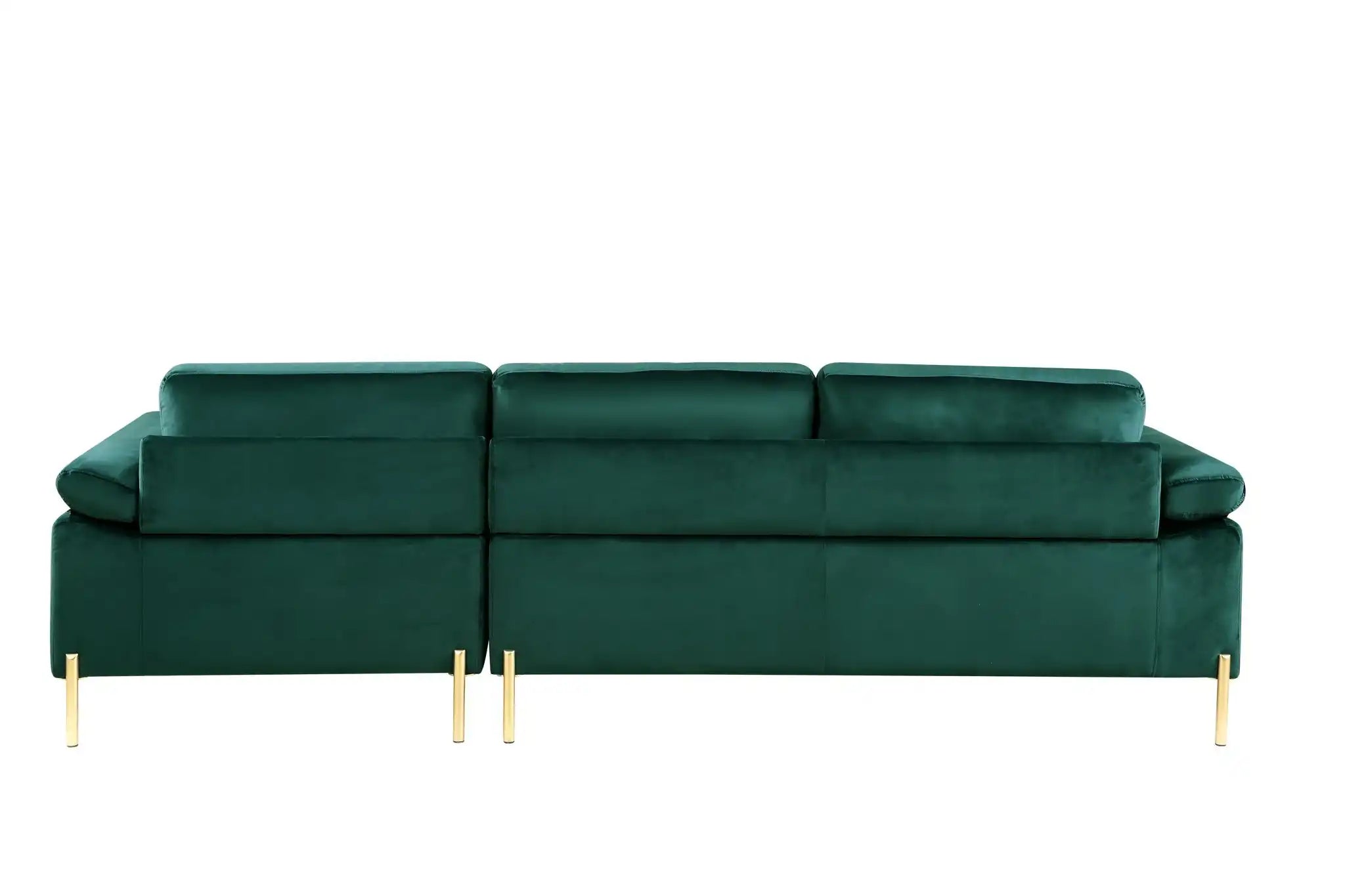 Shannon - Velvet Sectional Sofa With Chaise - Best Buy Furniture