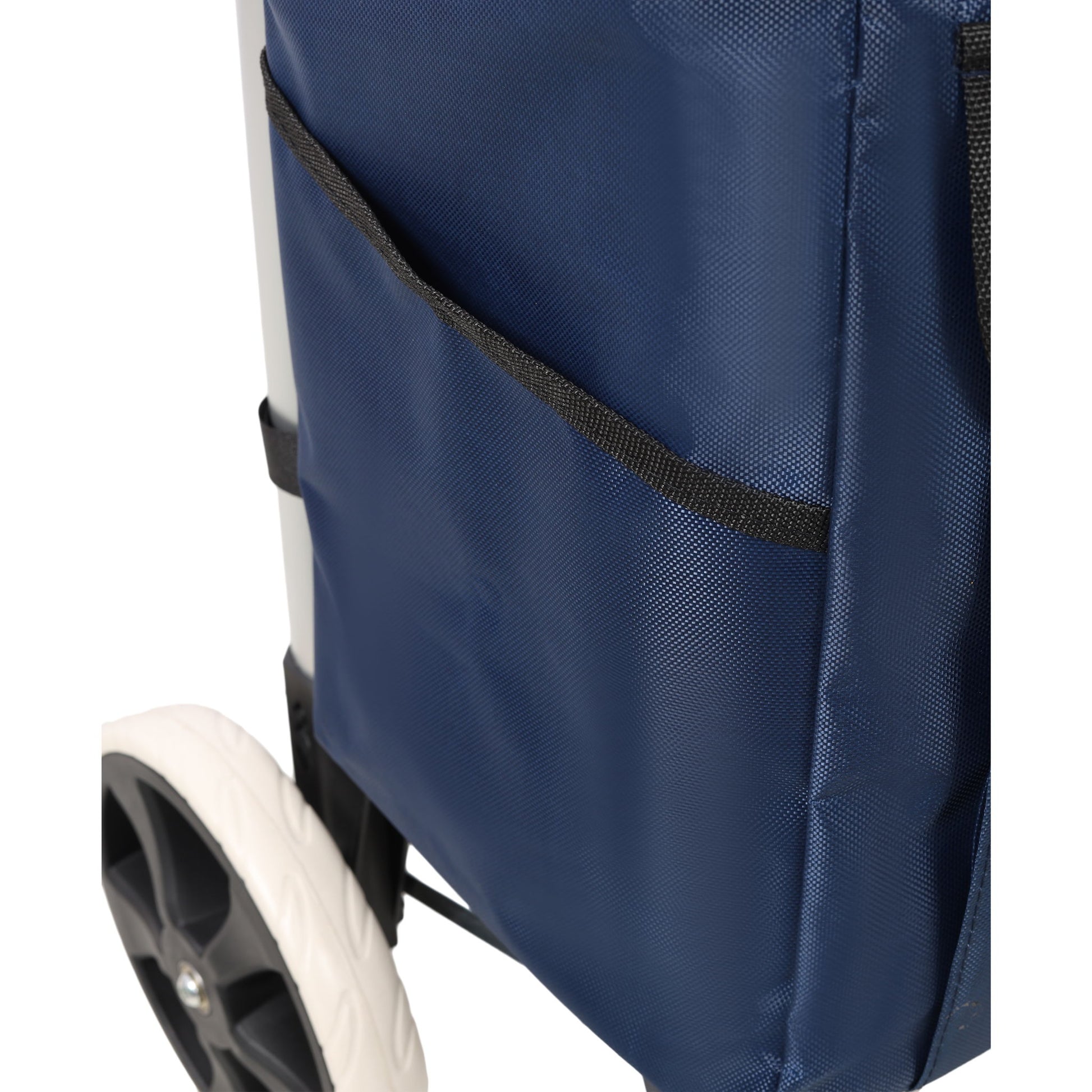 Foldable Shopping Trolley With Wheels And Waterproof Bag - Blue - Best Buy Furniture