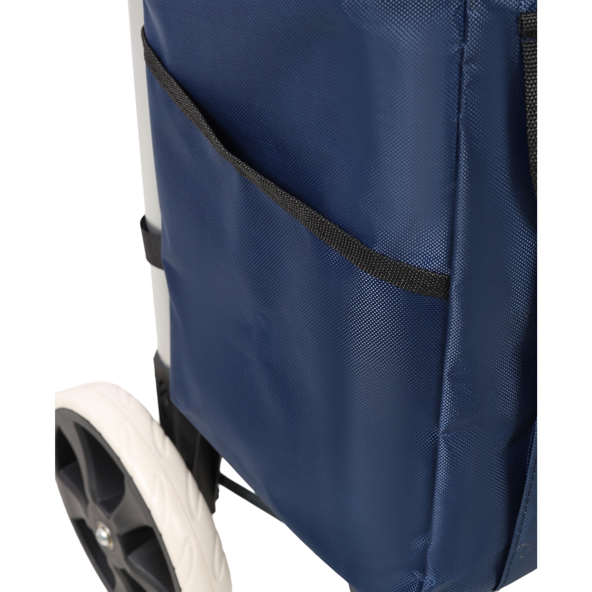 Foldable Shopping Trolley With Wheels And Waterproof Bag - Blue - Best Buy Furniture