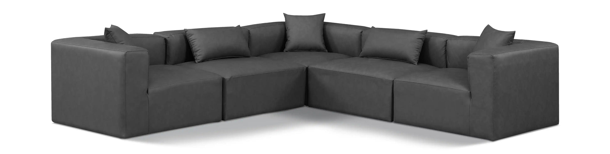 Cube - 5 Piece Modular Corner Sectional - Best Buy Furniture