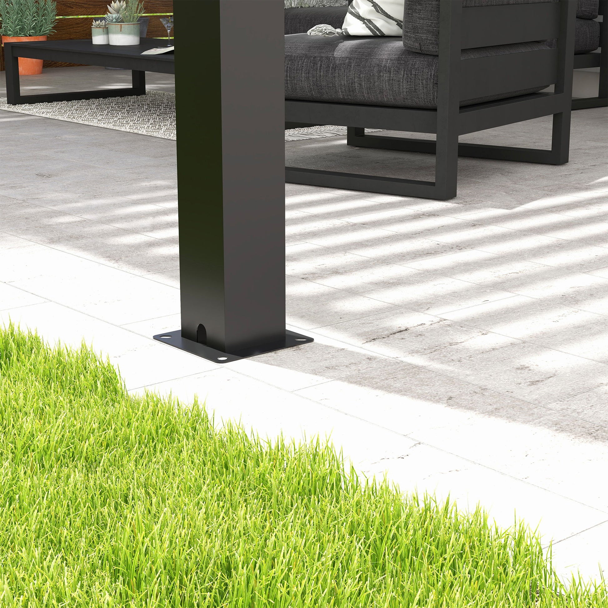 Louver Pergola Aluminium Frame & Louvers - Best Buy Furniture