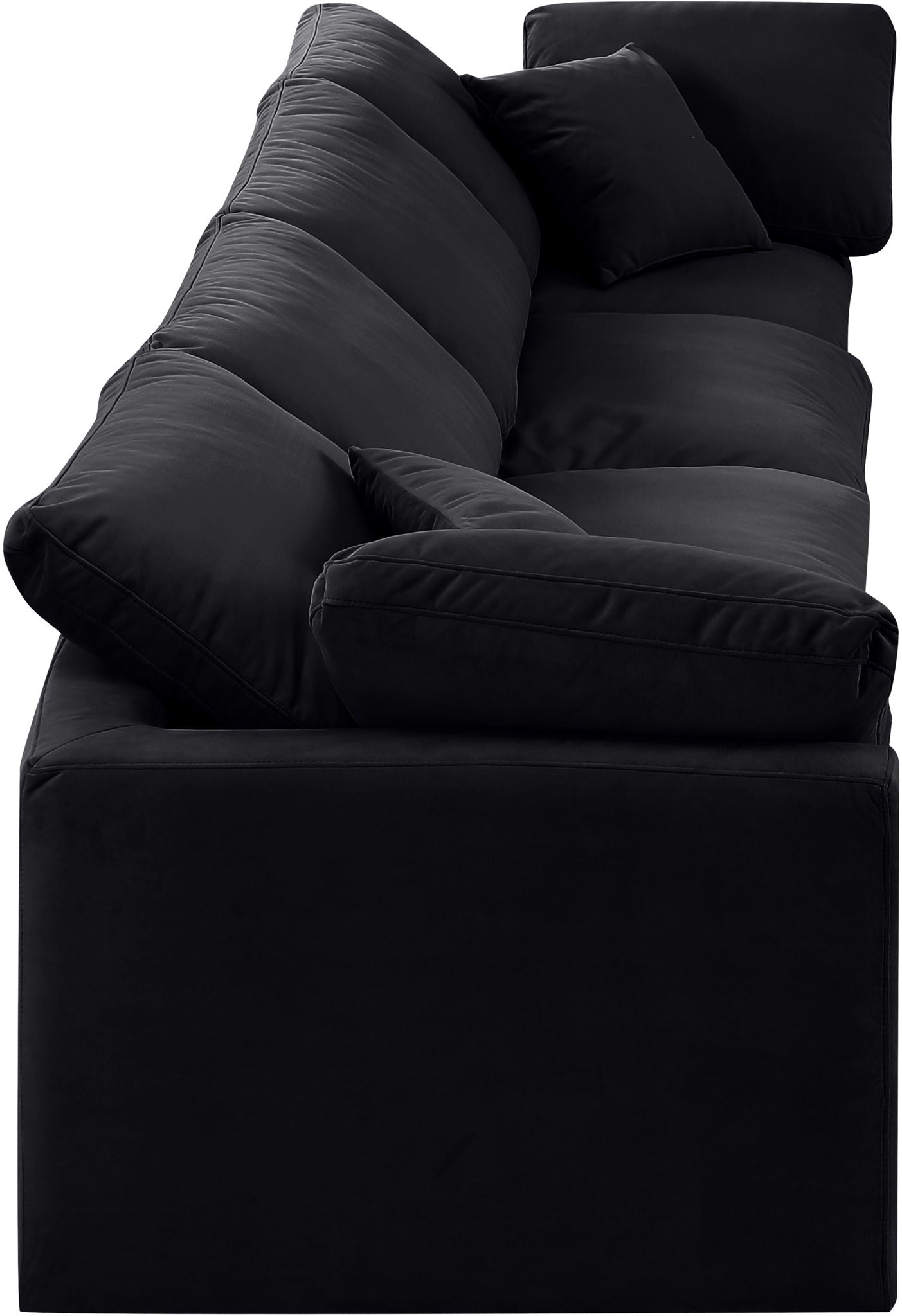 Indulge - Velvet 4 Seat Modular Sofa - Best Buy Furniture