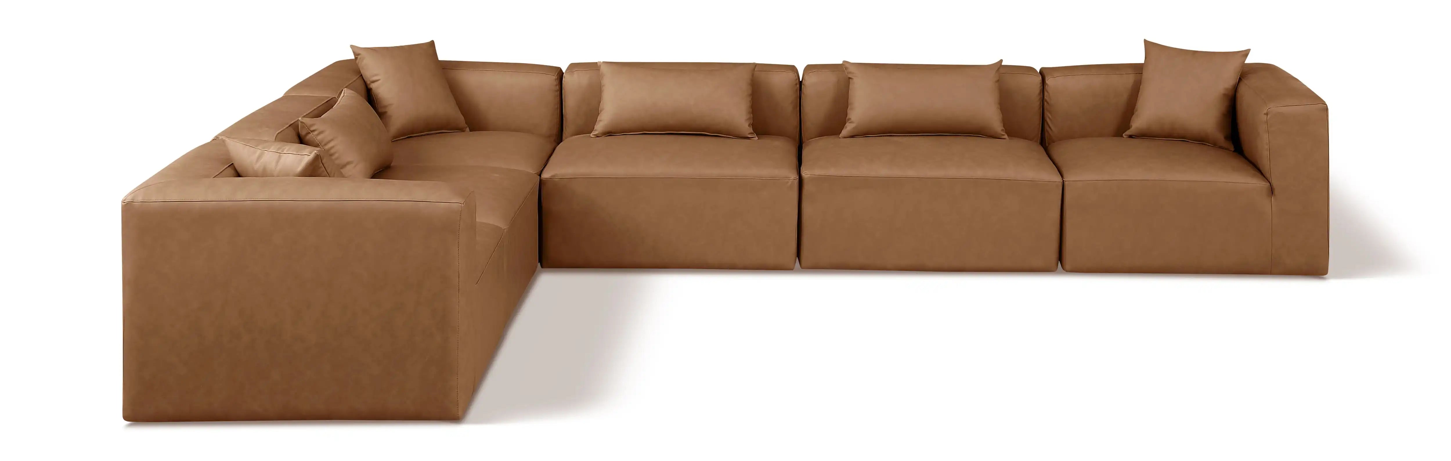 Cube - 6 Piece Modular Corner Sectional - Best Buy Furniture