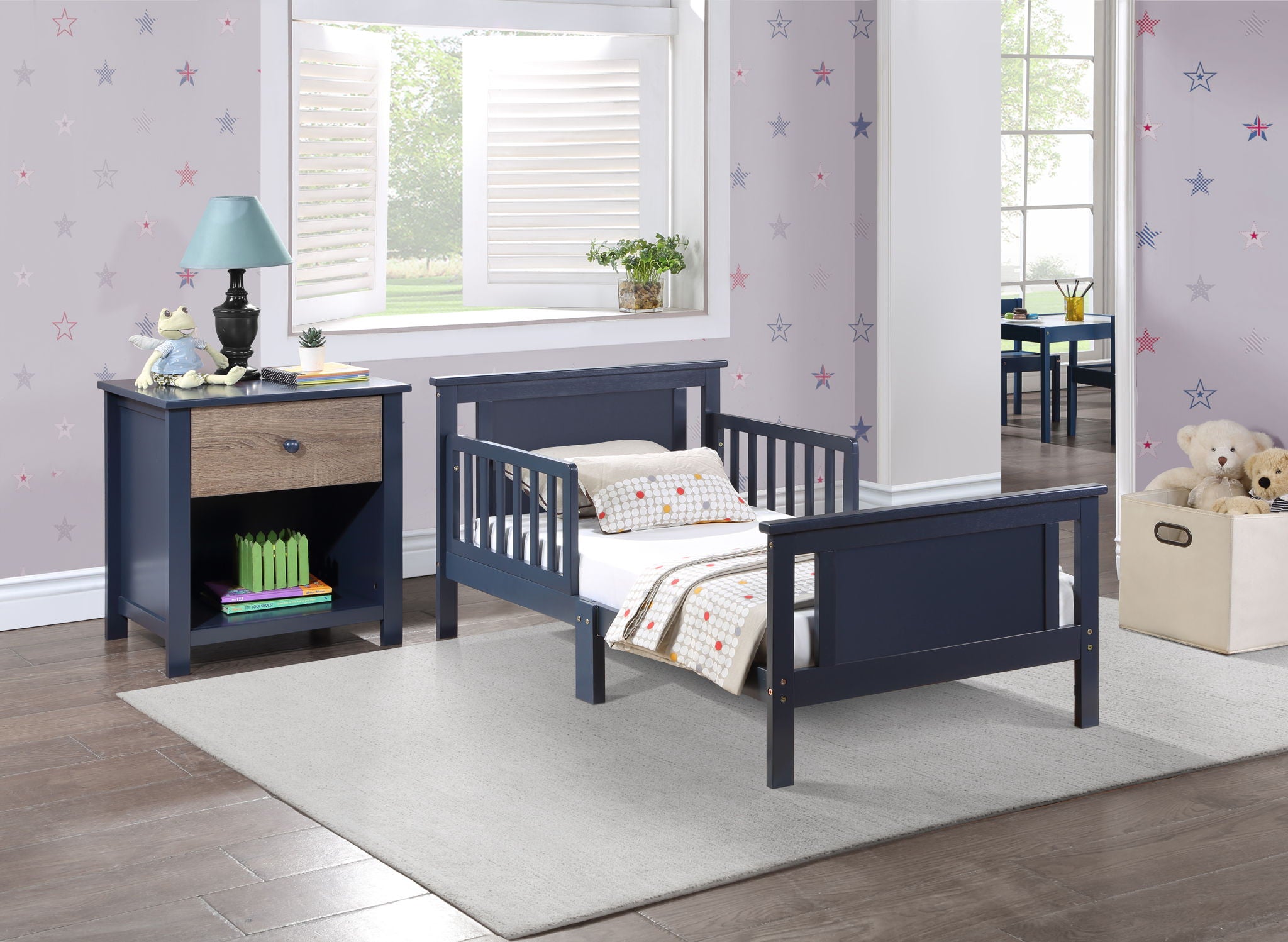 Connelly - Reversible Panel Toddler Bed - Best Buy Furniture