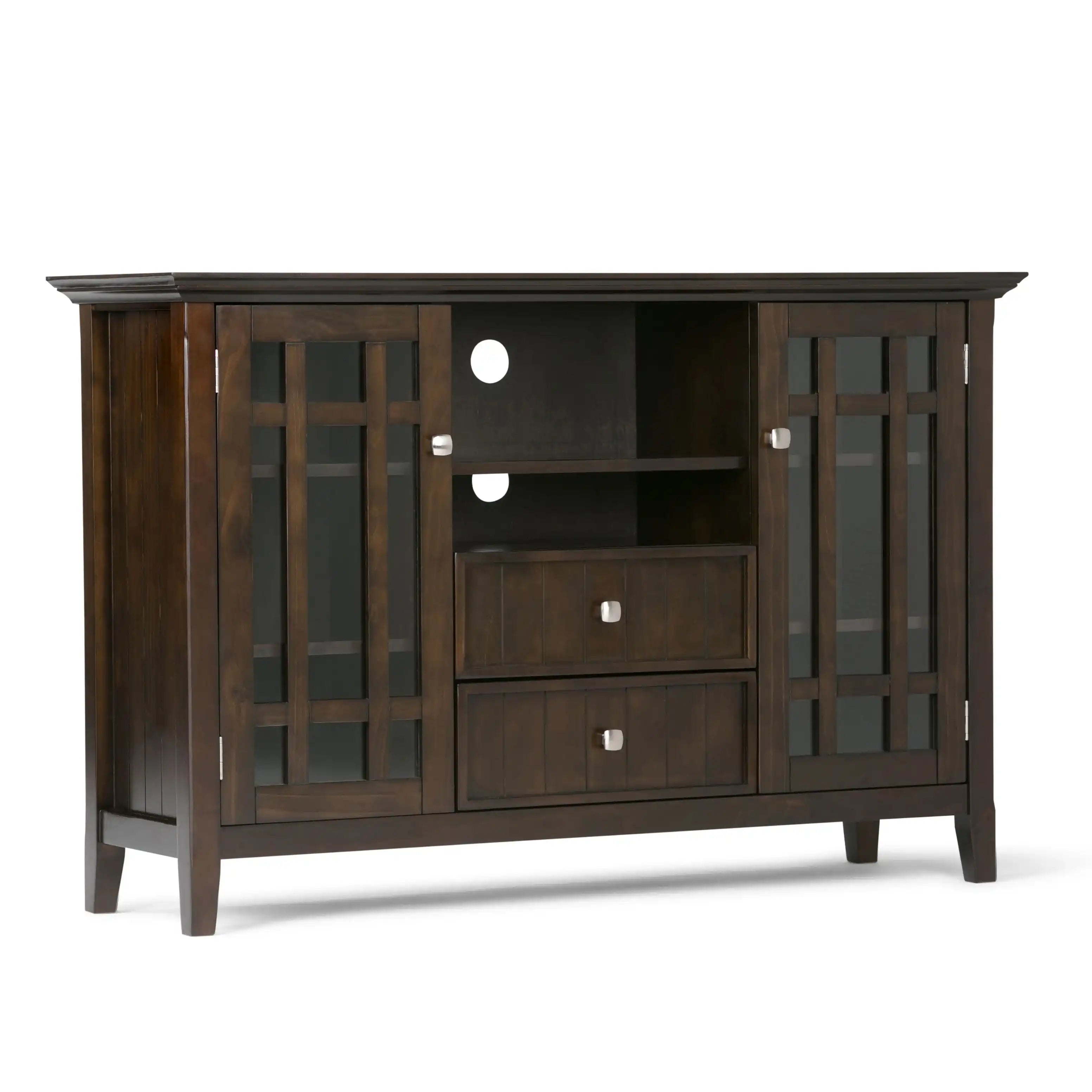 Bedford - Handcrafted Tall TV Media Stand - Best Buy Furniture