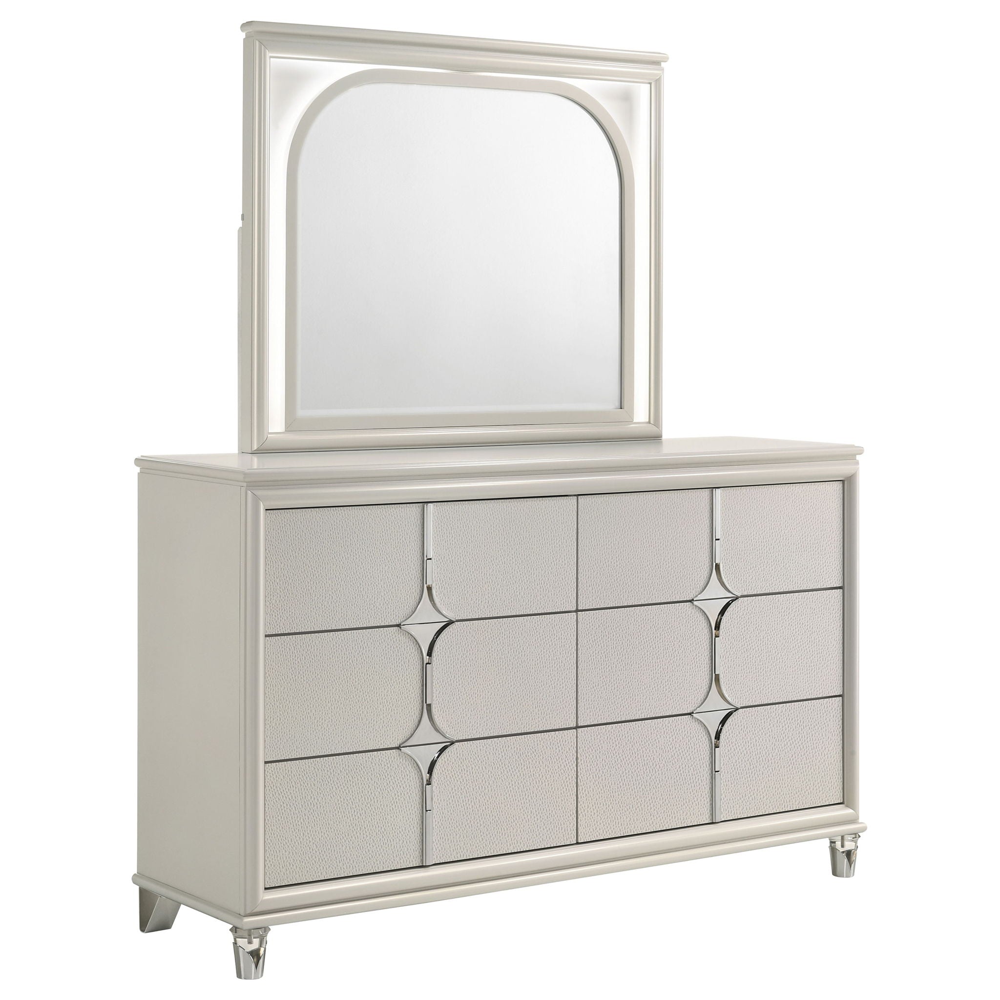 Olivia - 6-Drawer Dresser - Best Buy Furniture