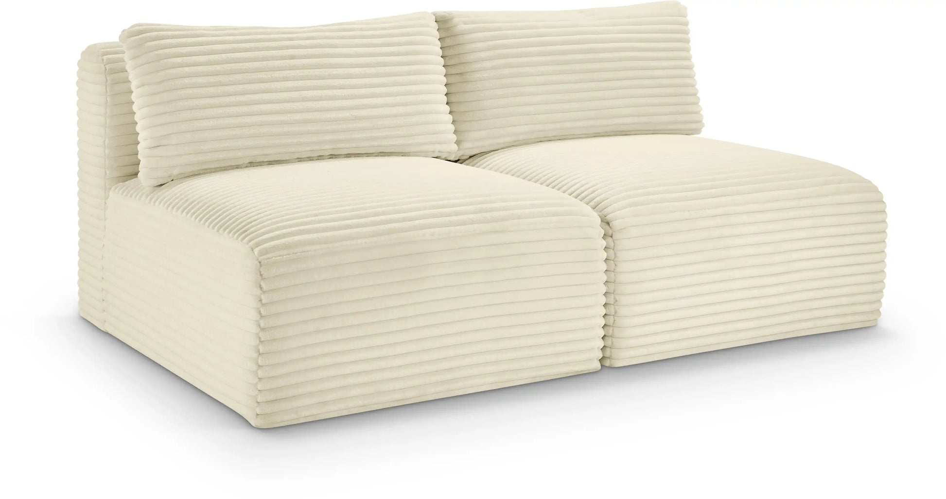 Shaggy - 2 Seat Modular Armless Sofa - Best Buy Furniture
