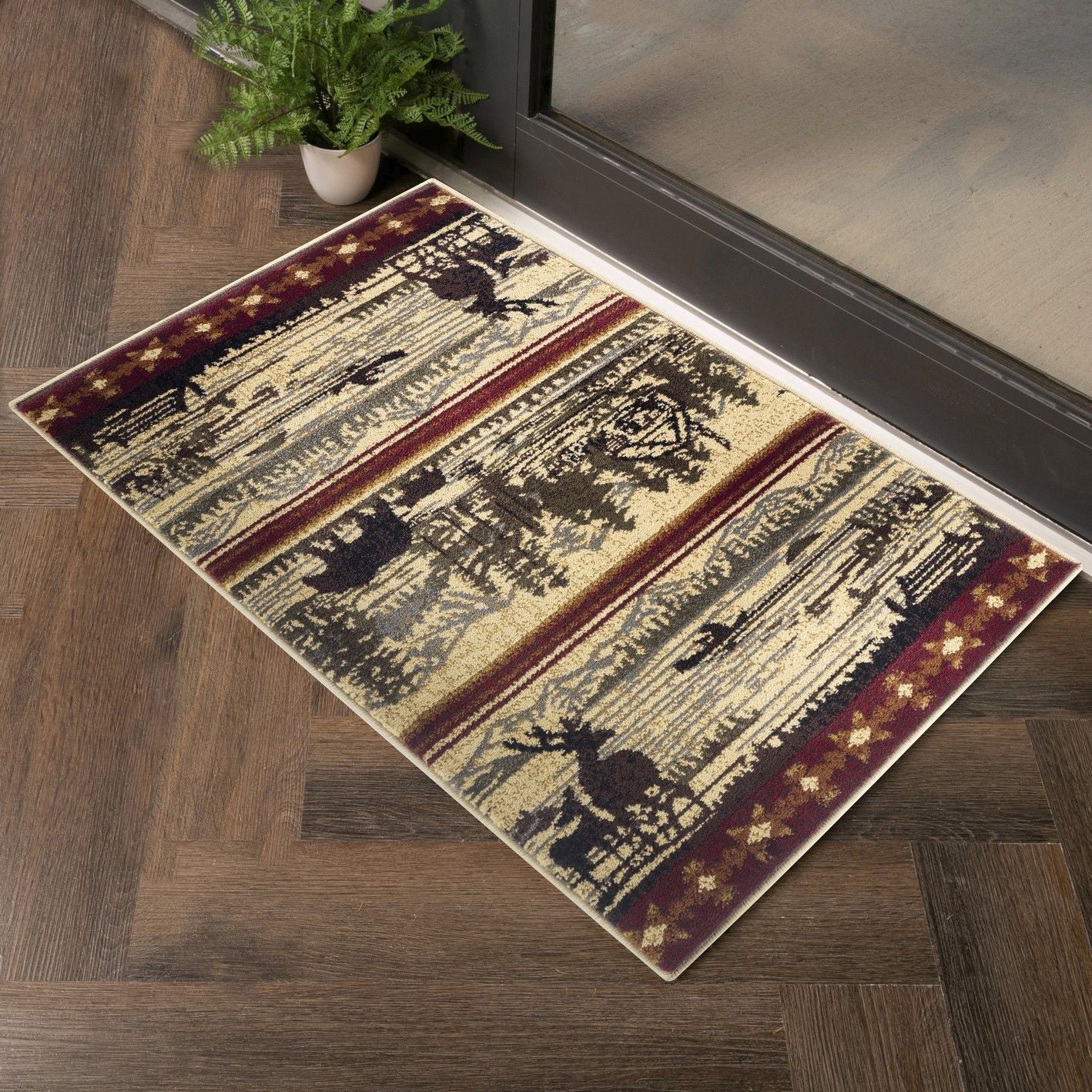 Nature's Nest - GC_CBL3005 Lodge Area Rug - Best Buy Furniture