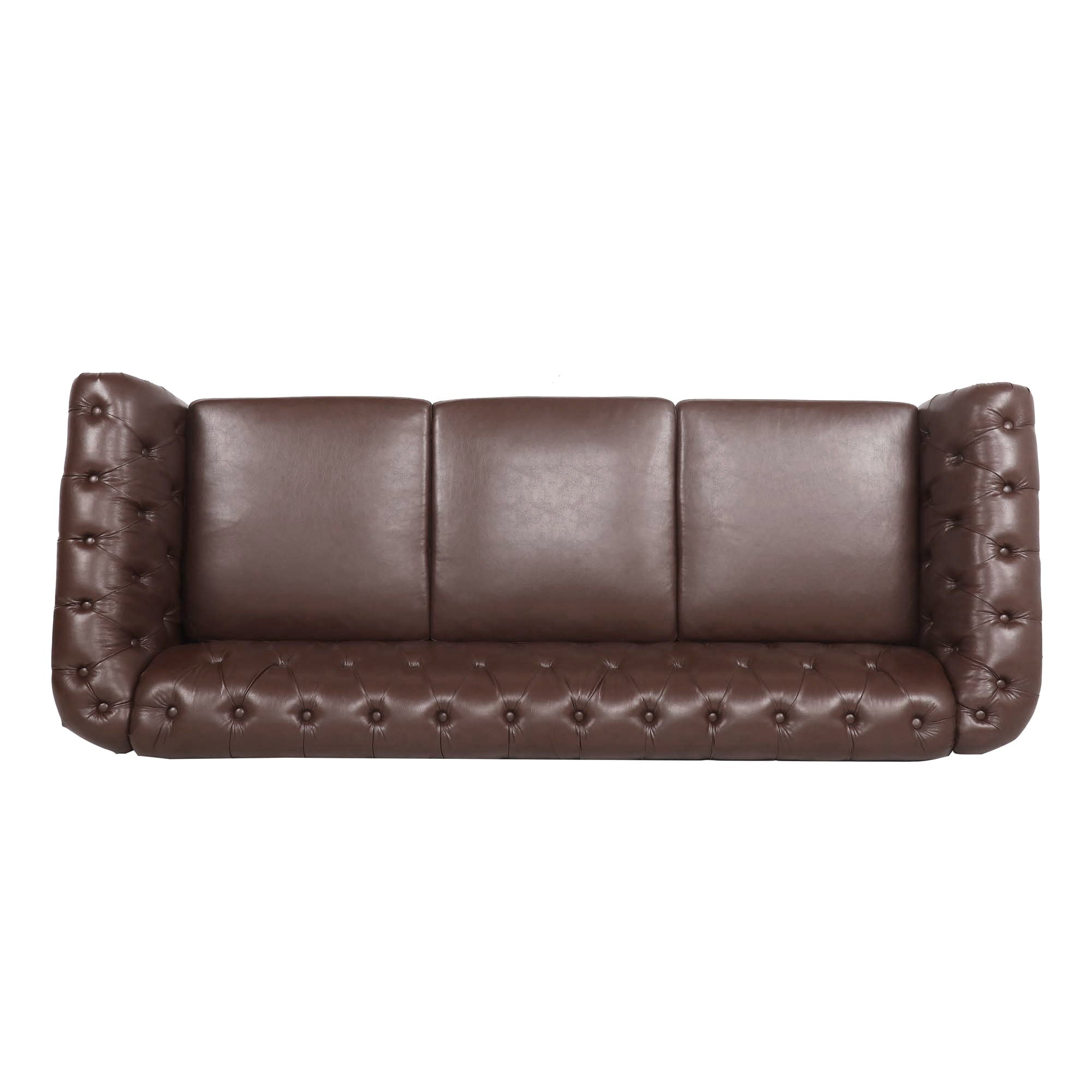 Rolled Arm Chesterfield 3 Seater Sofa - Best Buy Furniture