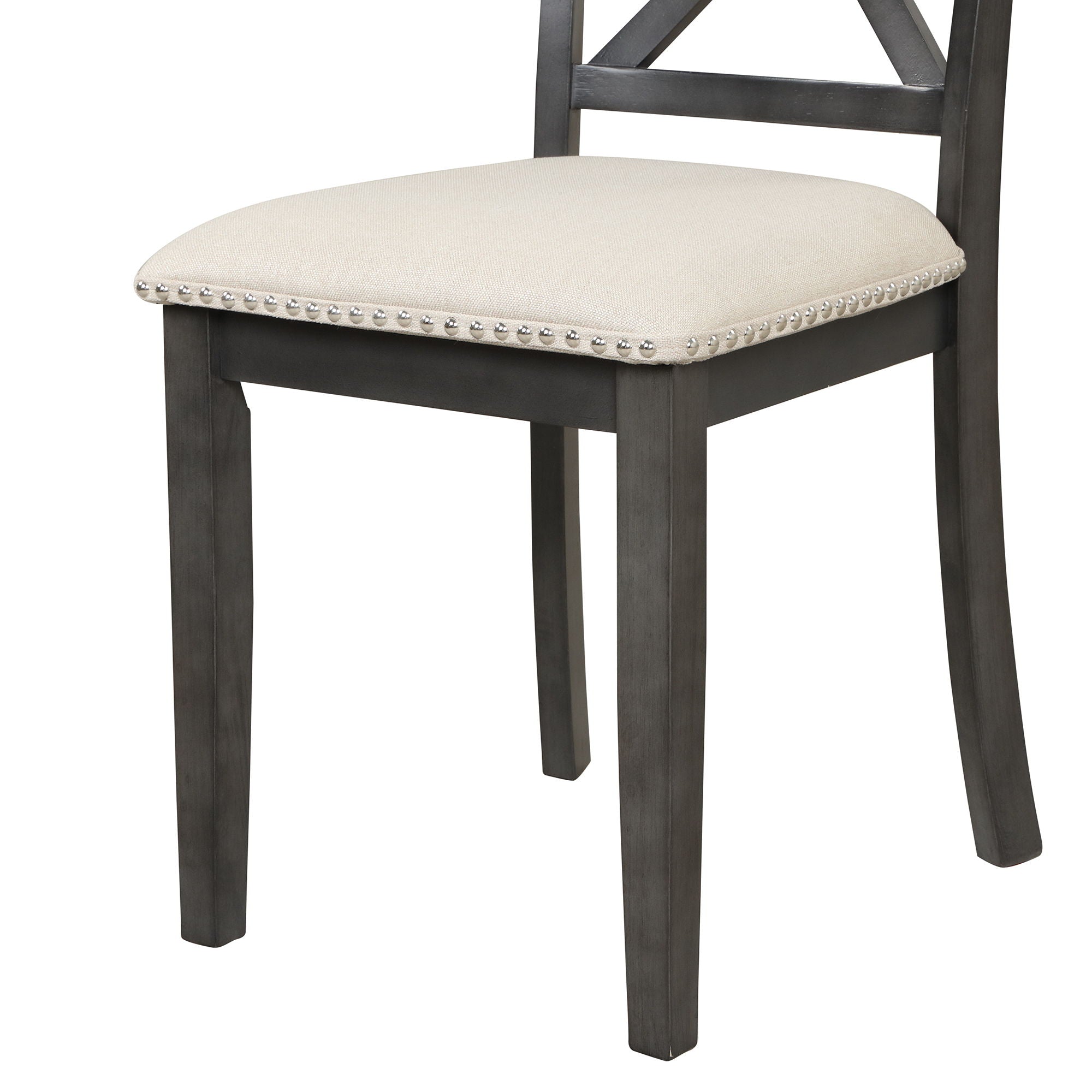 5 Pieces Dining Table And Chairs Set For 4 Persons, Kitchen Room Solid Wood Table With 4 Chairs - Best Buy Furniture