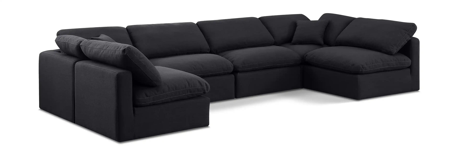 Indulge - Linen 6 Piece Modular U-Shaped Sectional - Best Buy Furniture