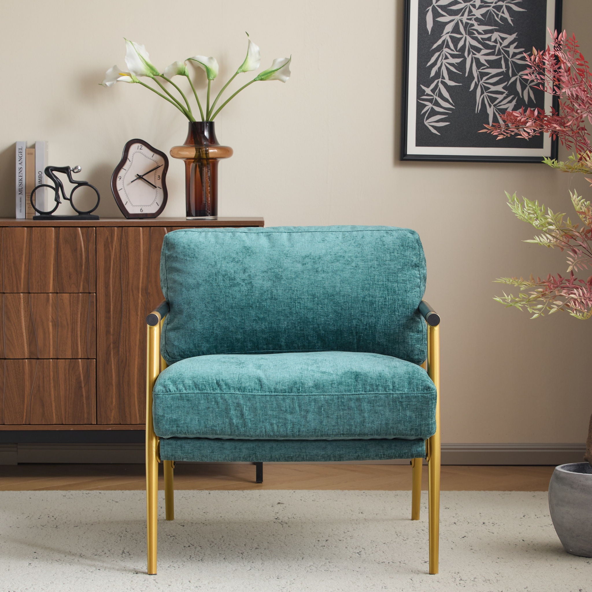 Modern Accent Chair With Plush Cushions, Cozy Seating - Best Buy Furniture