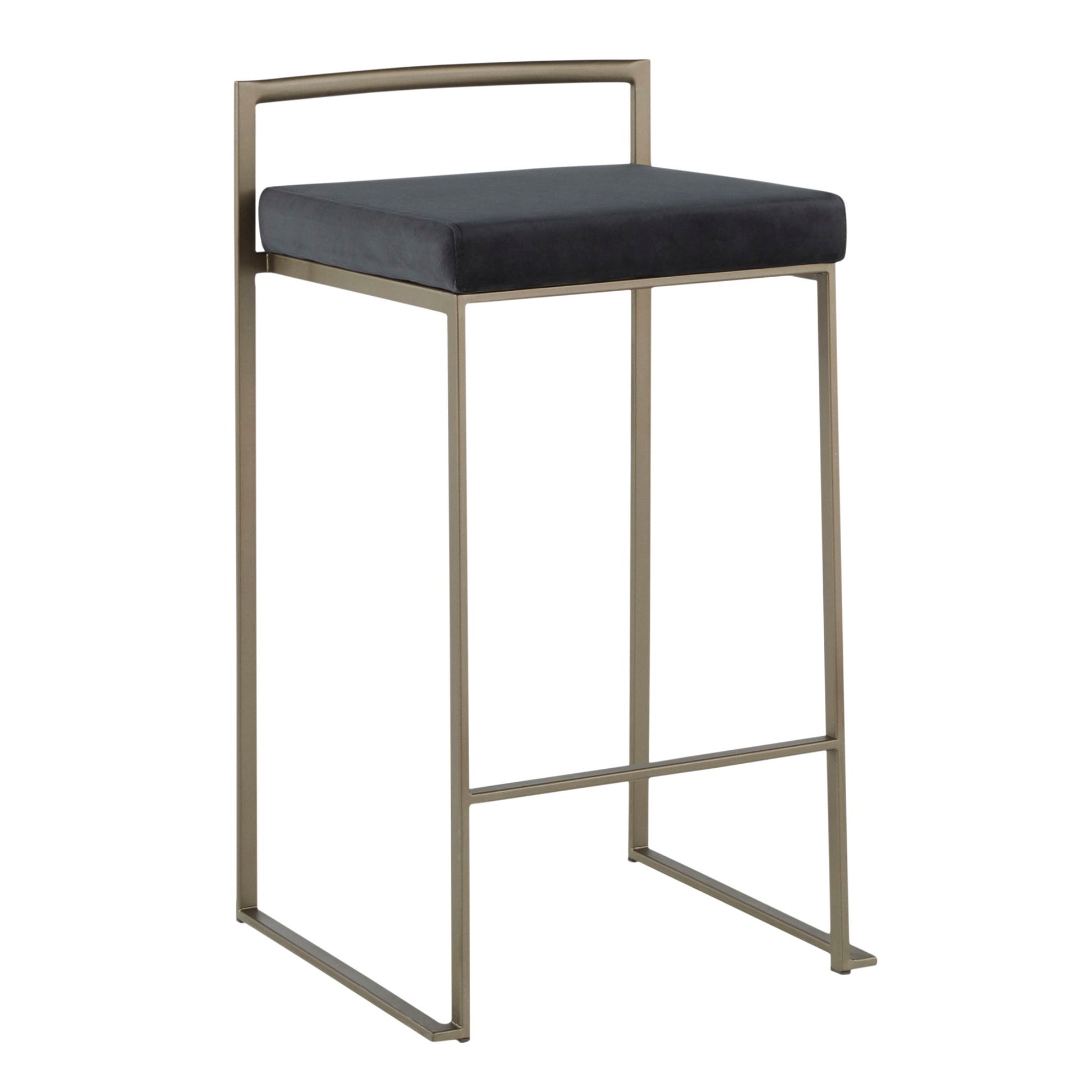 Fuji - Industrial Stackable Counter Stool Elegant Design - Best Buy Furniture