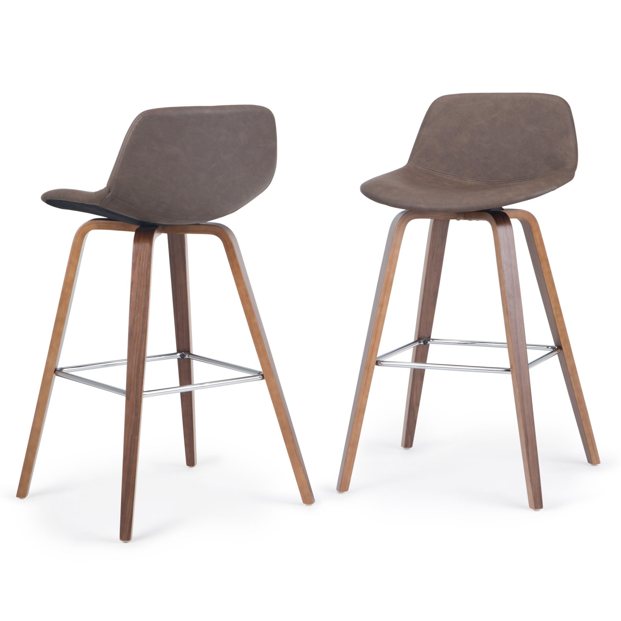 Randolph - Bentwood Multifunctional Counter / Bar Height Stool (Set of 2) - Best Buy Furniture