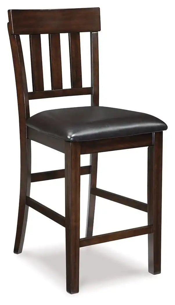 Haddigan - Upholstered Barstool (Set of 2) - Dark Brown - Best Buy Furniture
