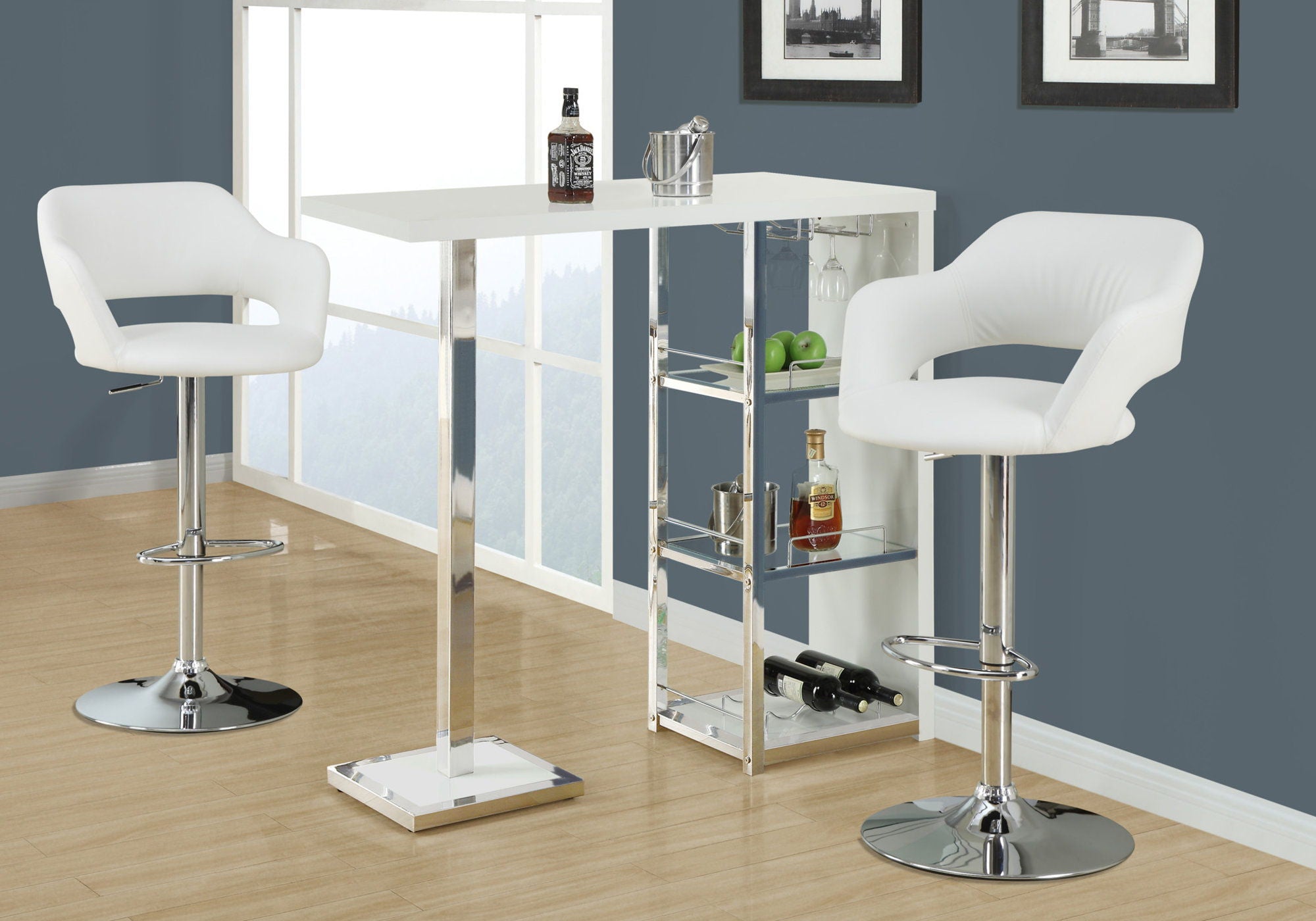 Bar Stool, Swivel, Adjustable Height, Contemporary, Modern - Best Buy Furniture