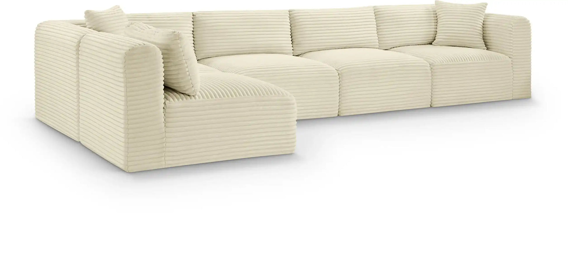 Shaggy - 5 Piece Modular Sectional - Best Buy Furniture
