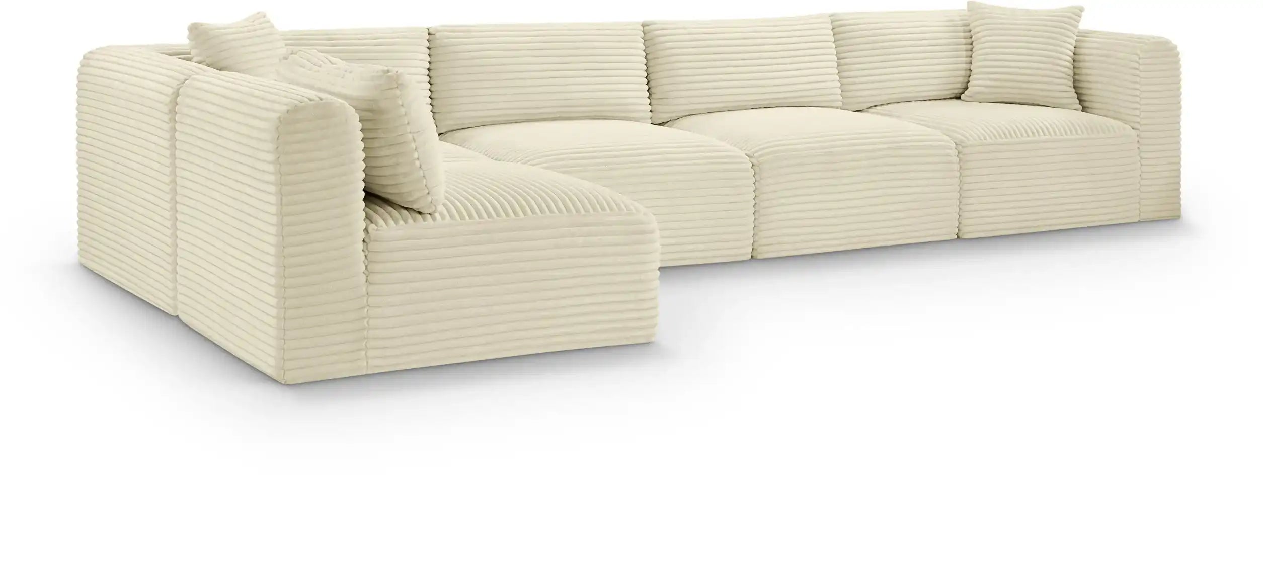 Shaggy - 5 Piece Modular Sectional - Best Buy Furniture