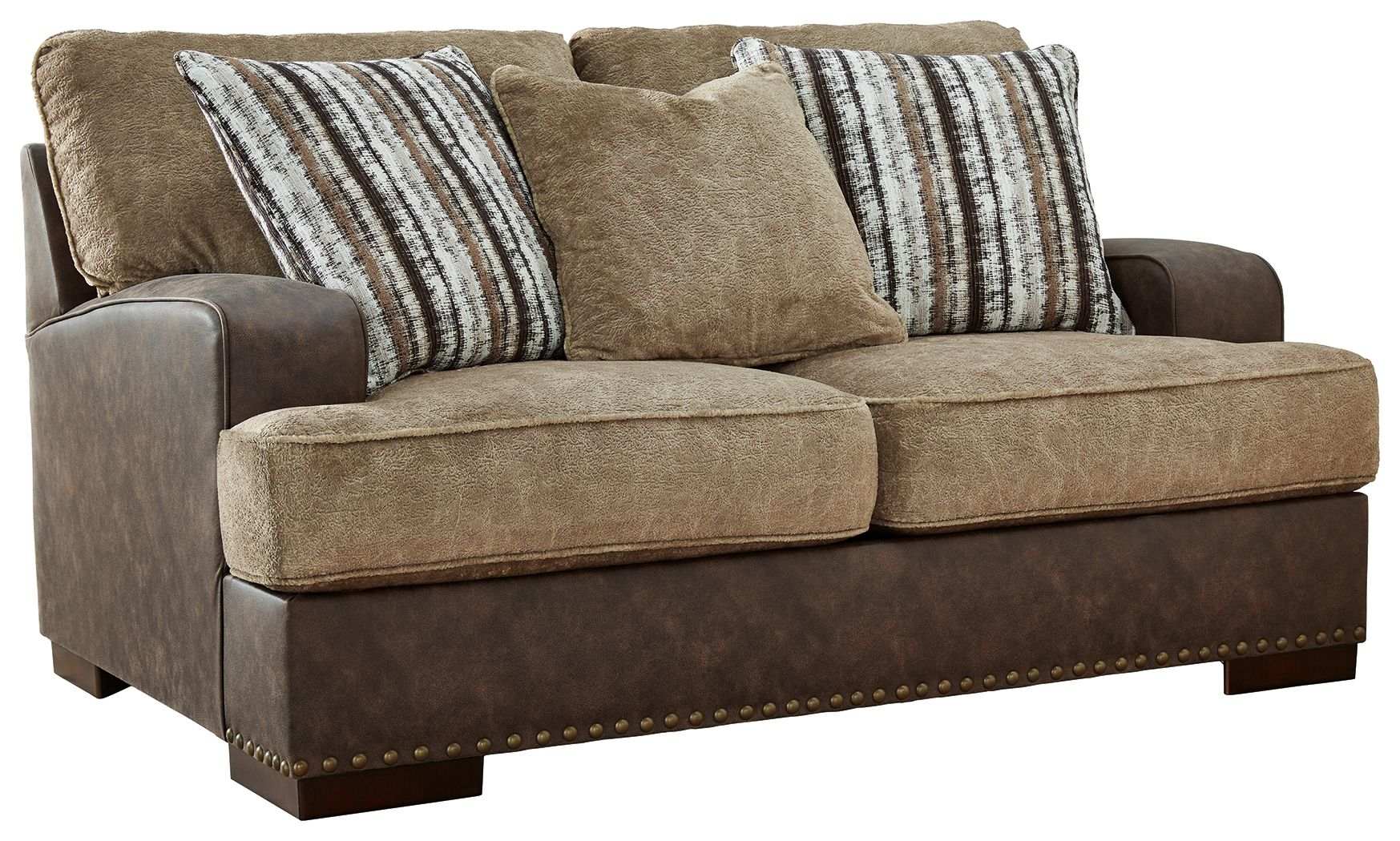 Alesbury - Loveseat - Chocolate - Best Buy Furniture