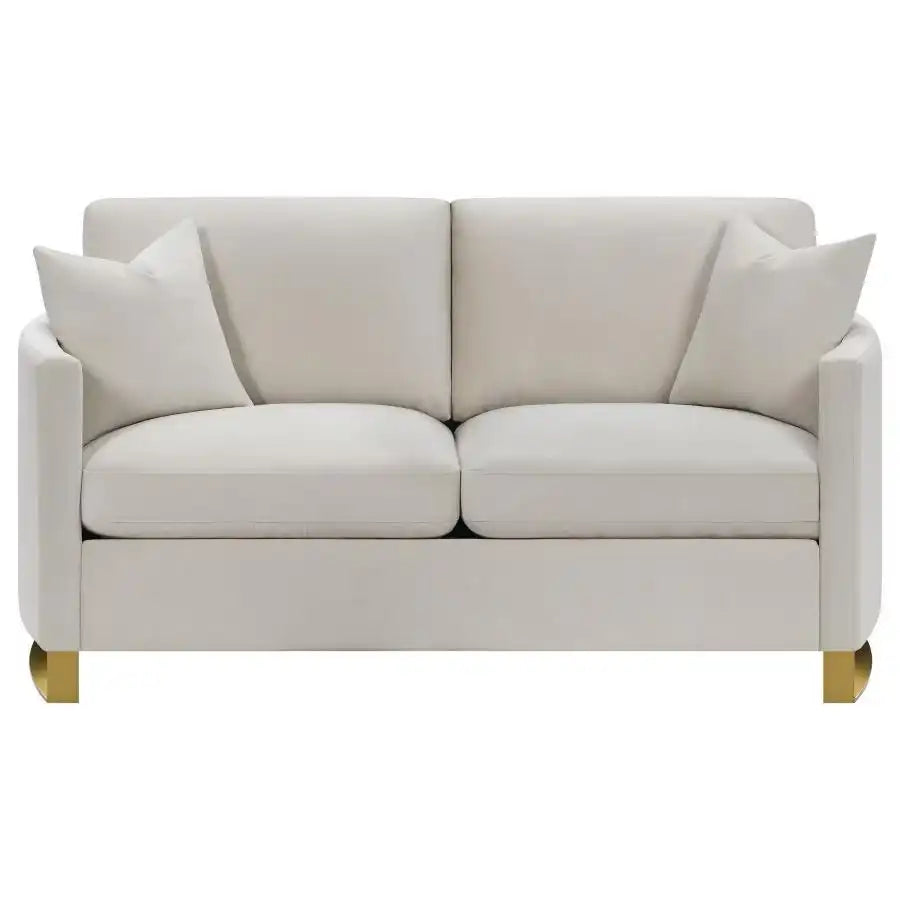 Corliss - Upholstered Arched Arm Loveseat - Best Buy Furniture