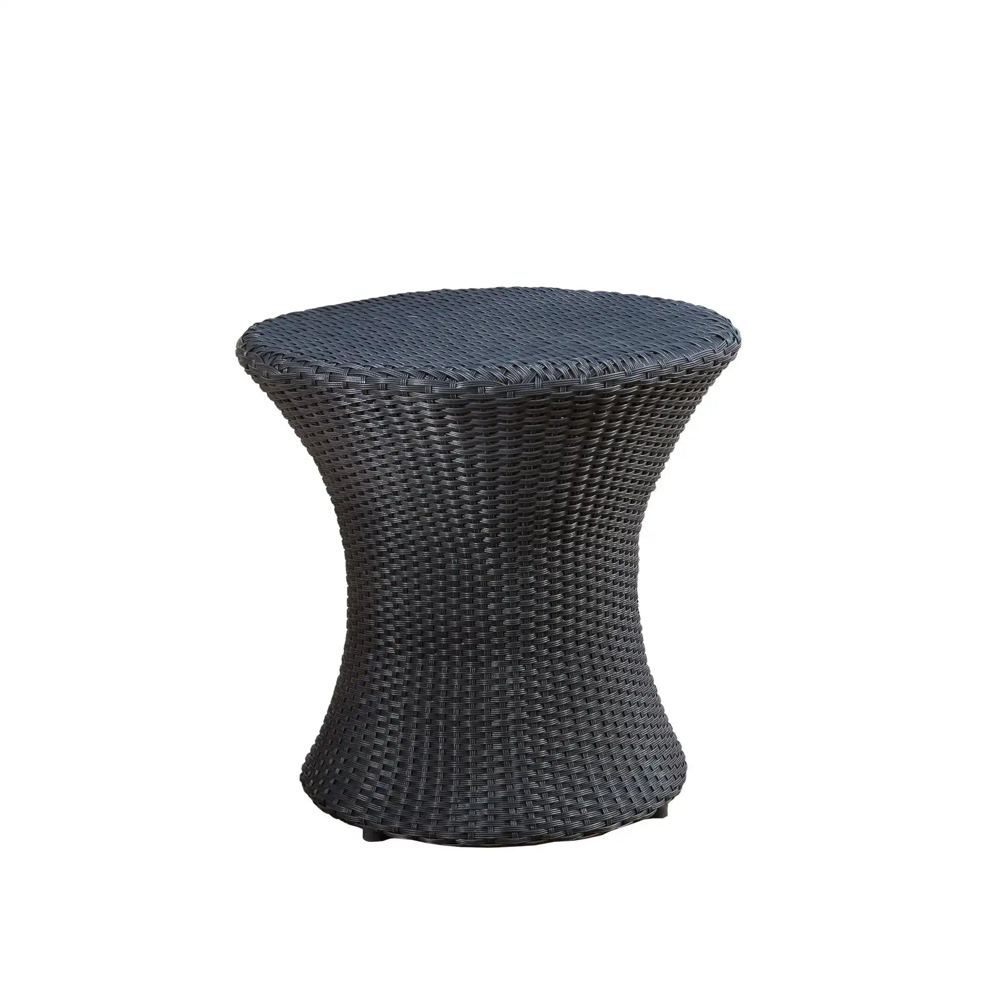Thrive - Hourglass Rattan Table With No Glass Top - Best Buy Furniture