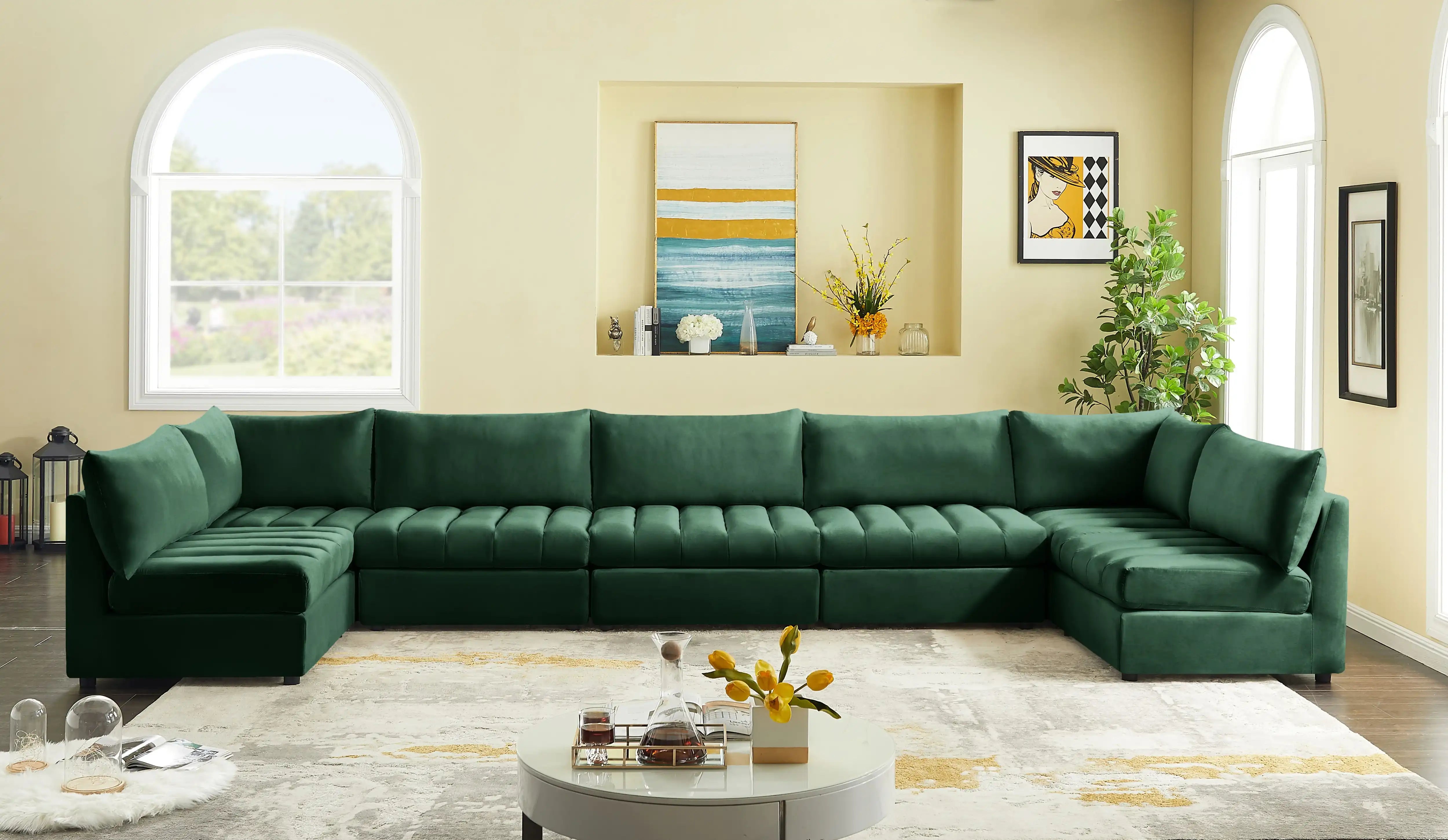 Jacob - Modular U-Shaped Sectional 7 Piece - Best Buy Furniture
