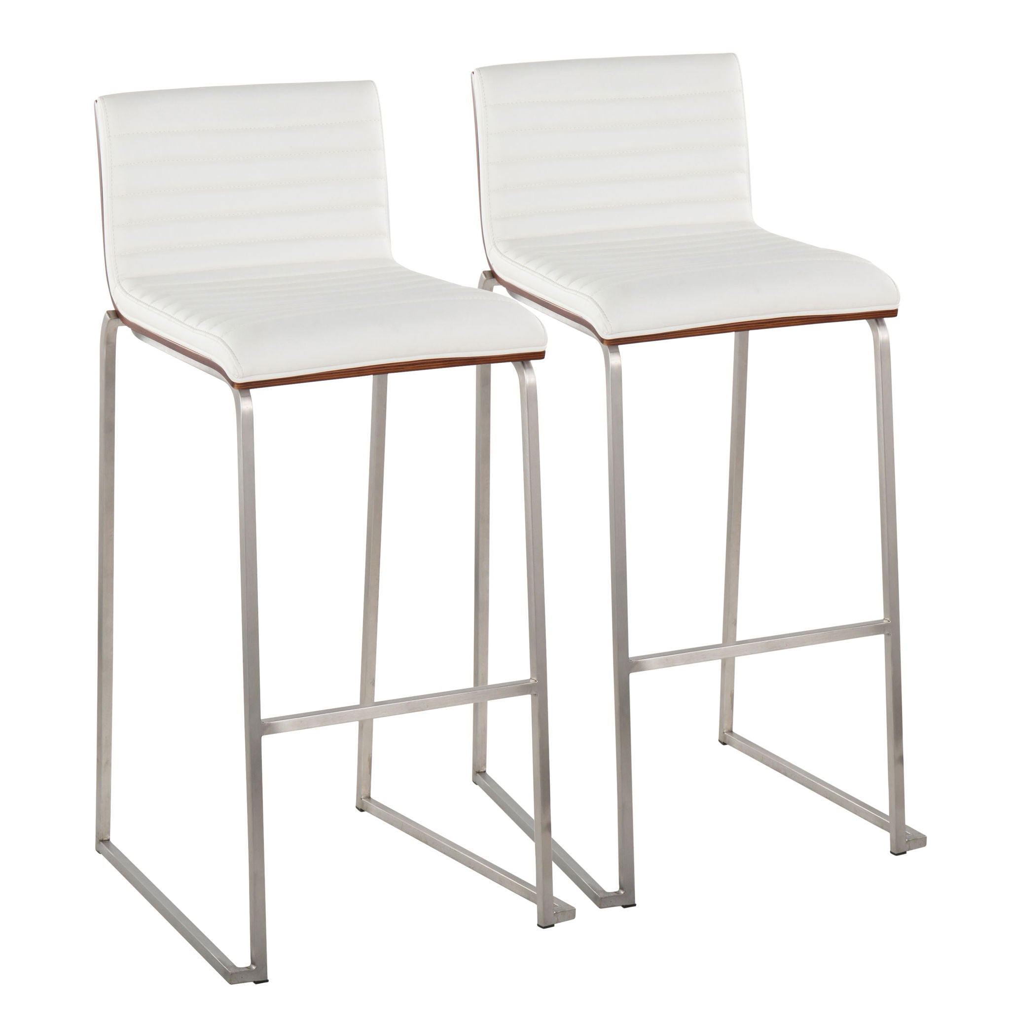 Mason Mara - Contemporary Fixed Height Barstool (Set of 2) - Best Buy Furniture