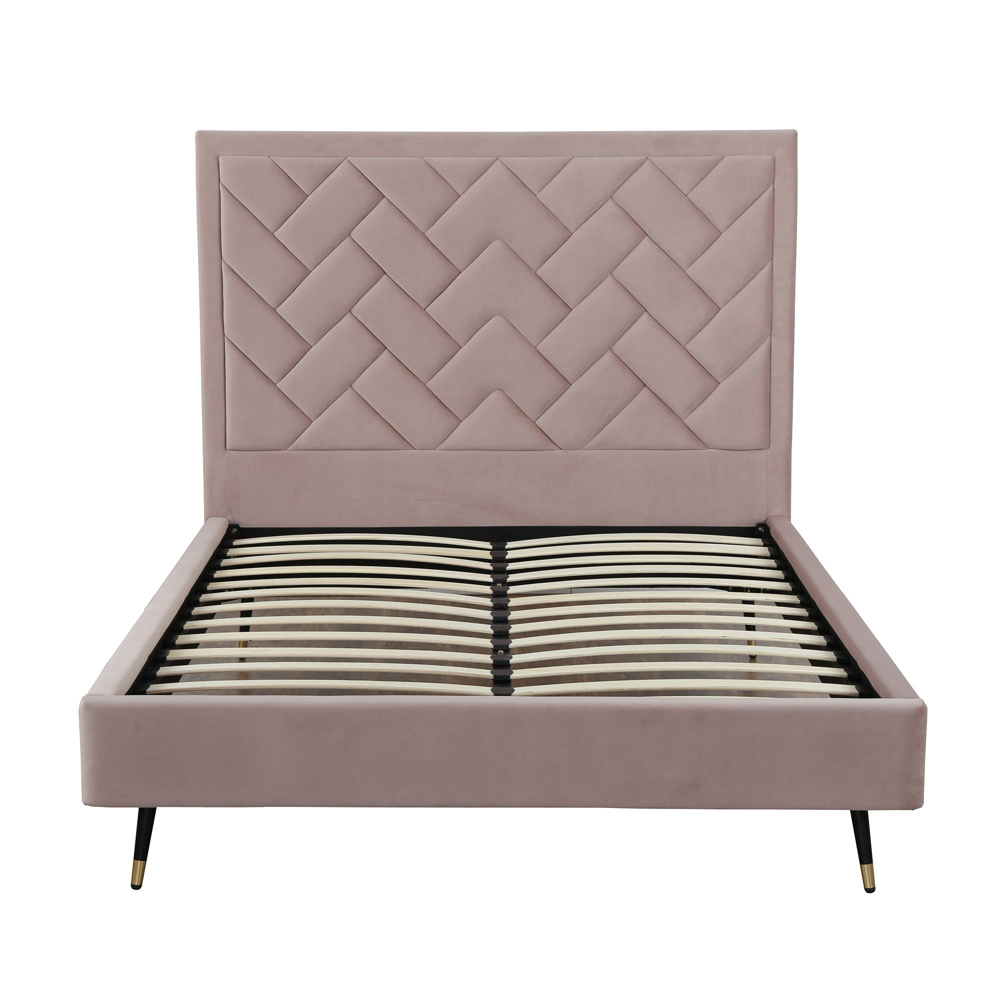 Crosby - Bed With Upholstered Headboard And Slats
