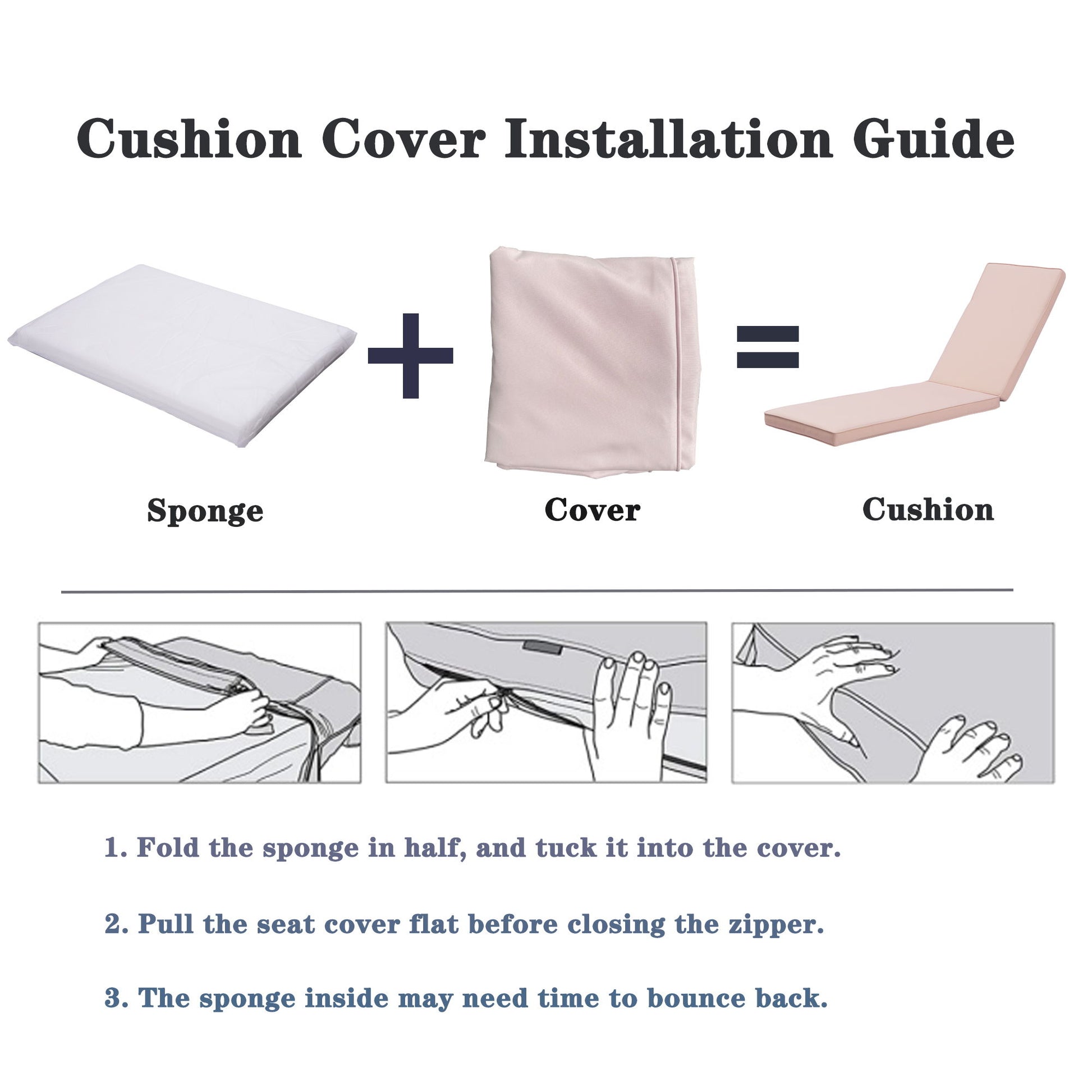 Outdoor Lounge Chair Cushion Replacement Patio Funiture Seat Cushion Chaise - Best Buy Furniture