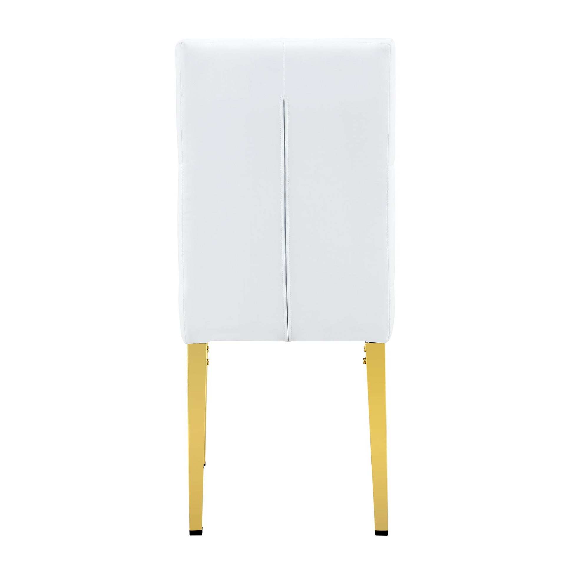 Vintage Style Armless Dining Chairs Set With Grid And Buckle Design - Best Buy Furniture