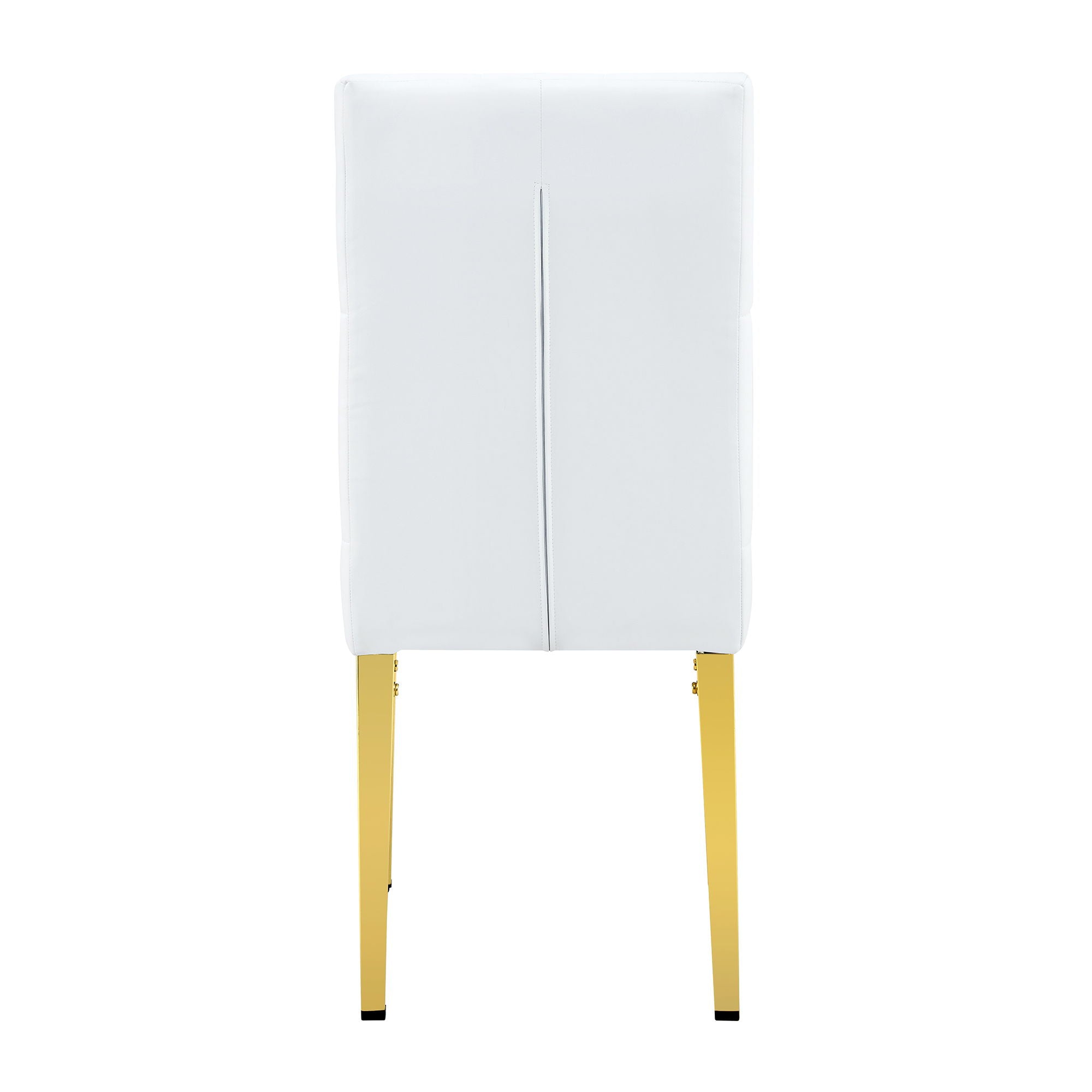 Vintage Style Armless Dining Chairs Set With Grid And Buckle Design - Best Buy Furniture