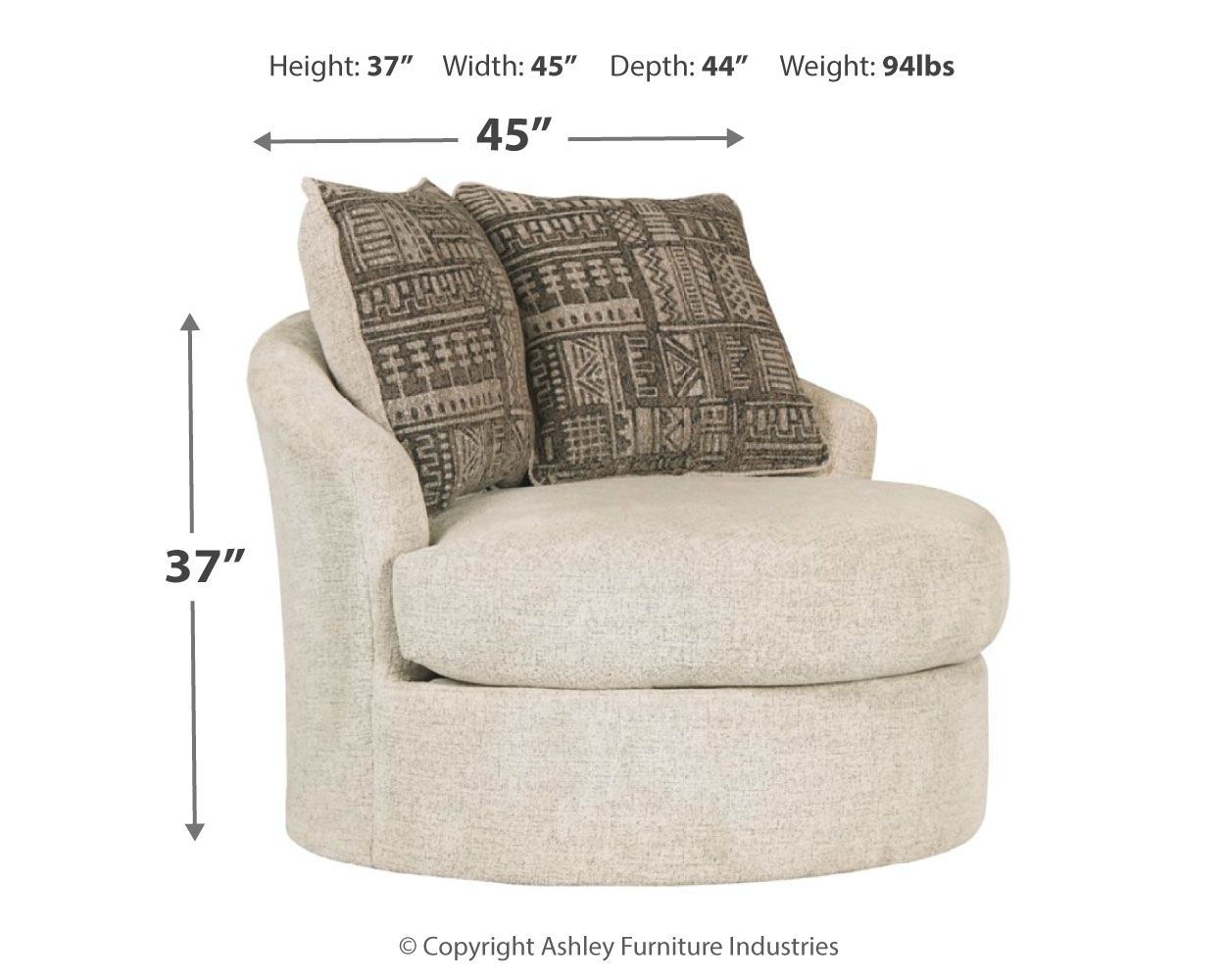 Soletren - Swivel Chair - Best Buy Furniture