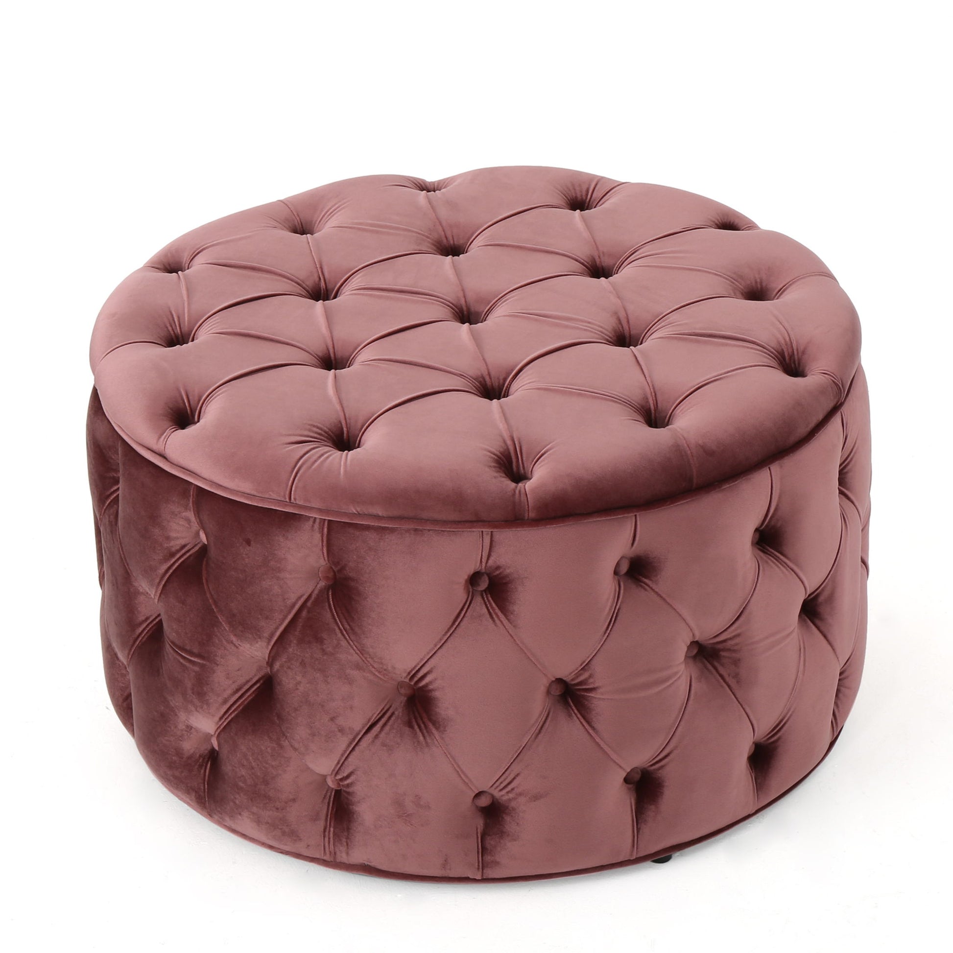 Modern Glam Ottoman Velvet - Best Buy Furniture