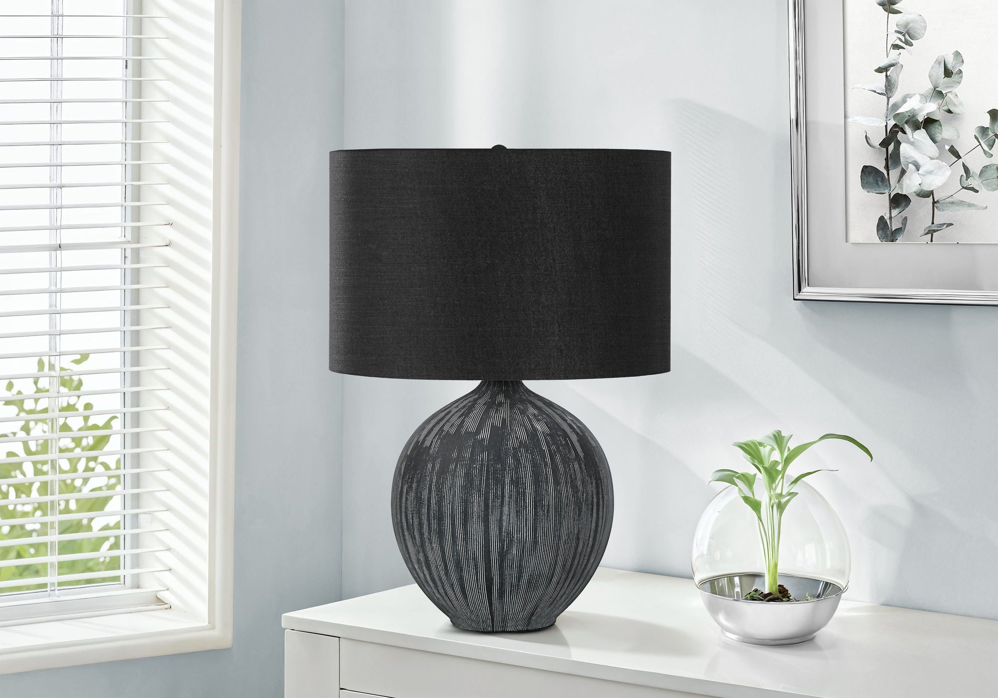 Lighting, Table Lamp, Ceramic, Contemporary - Black - Best Buy Furniture