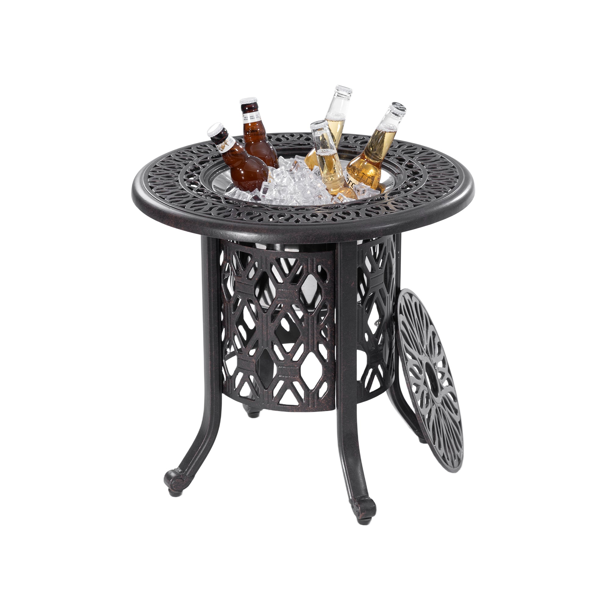 21-Inch Side Table with Removable Ice Bucket - Best Buy Furniture