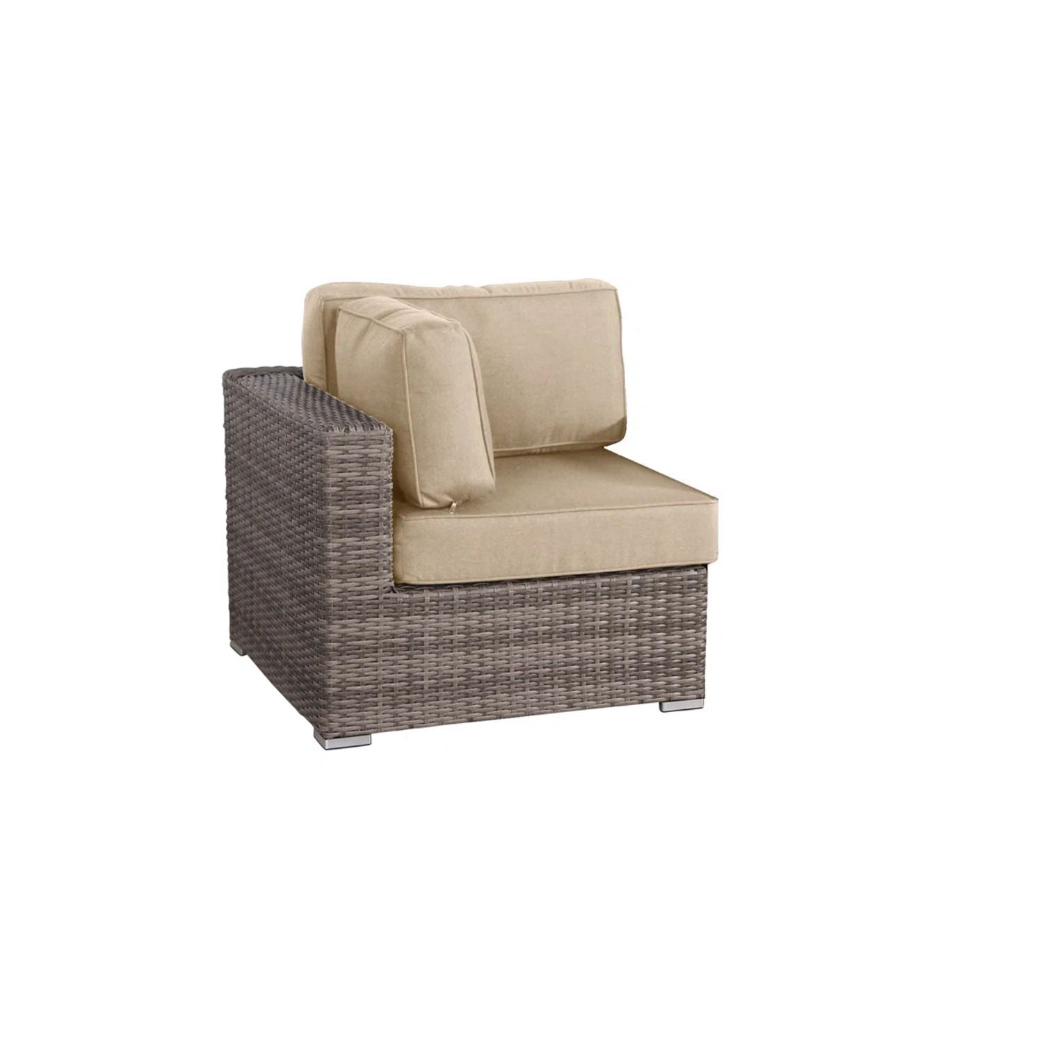 Wicker Outdoor Lounge Set With Cushions And Fire Pit - Best Buy Furniture