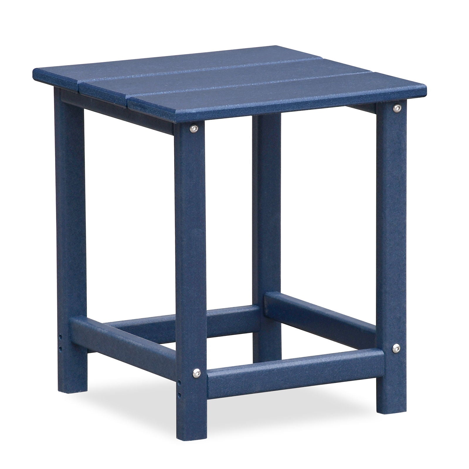 Folding Outdoor Adirondack Chair (Set of 2) And Table Set, Hdpe All-Weather Folding Fire Pit Chair, Ergonomic Design Patio Lawn Chair For Outside Deck Garden Backyardf Balcony - Navy Blue - Best Buy Furniture