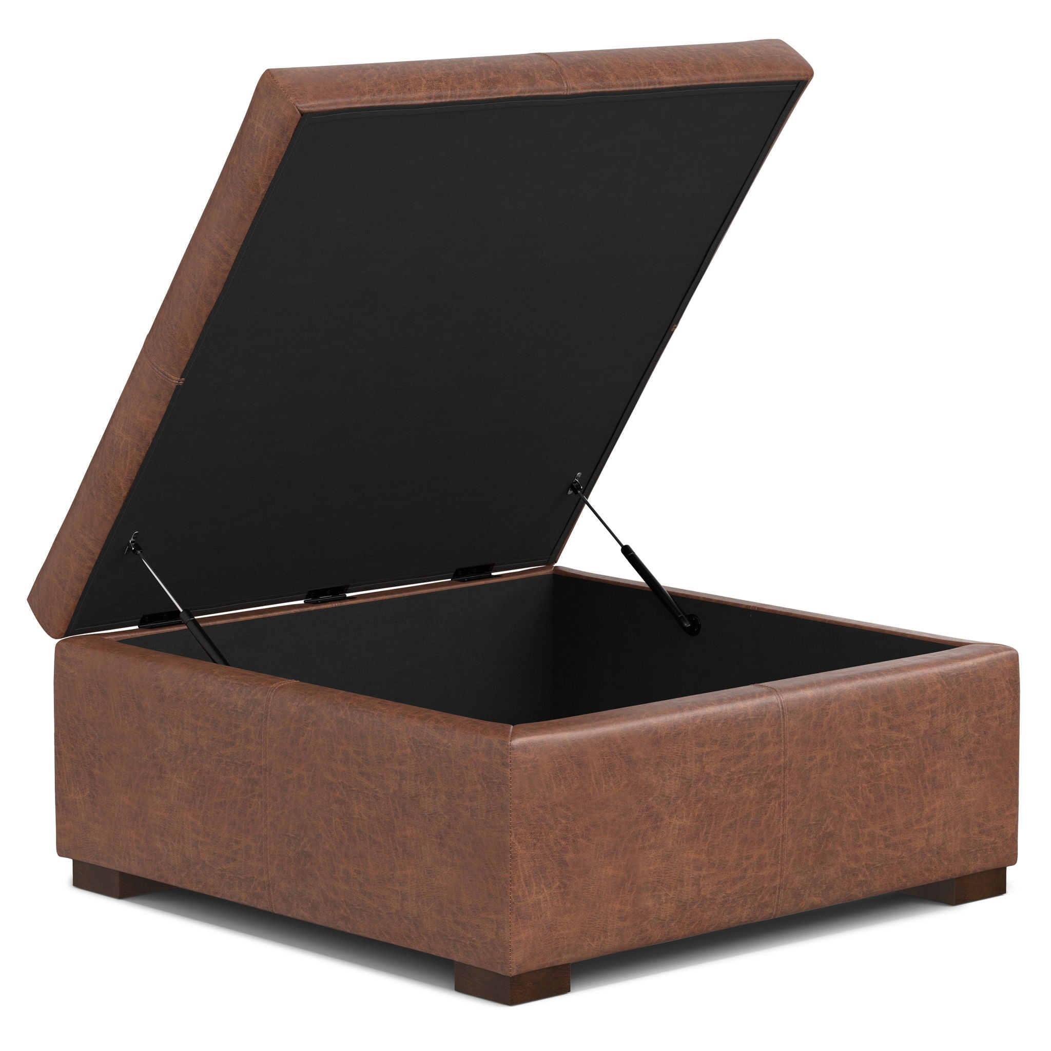 Gabbie - Coffee Table Upholstered Storage Ottoman - Best Buy Furniture
