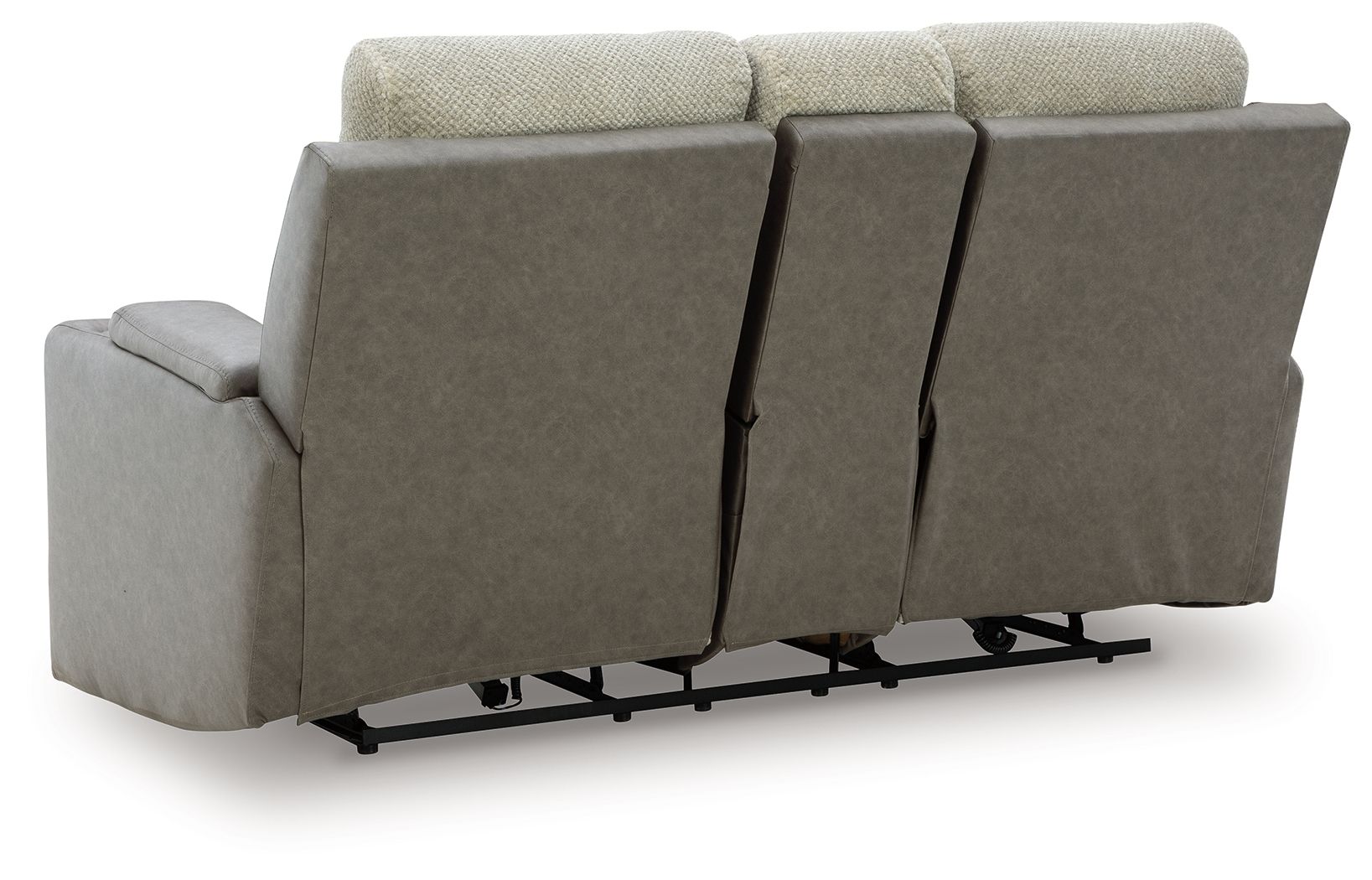 WhipLash - Power Reclining Loveseat With Console / Adj Headrest - Sisal - Best Buy Furniture