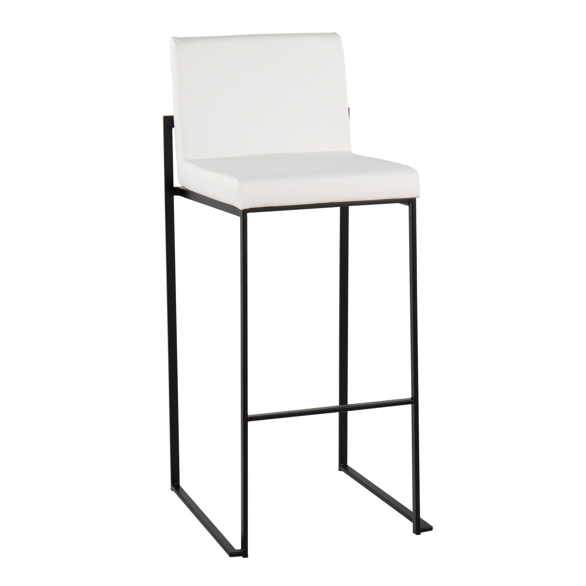 Fuji - Contemporary High Back Barstool Elegant Design - Best Buy Furniture