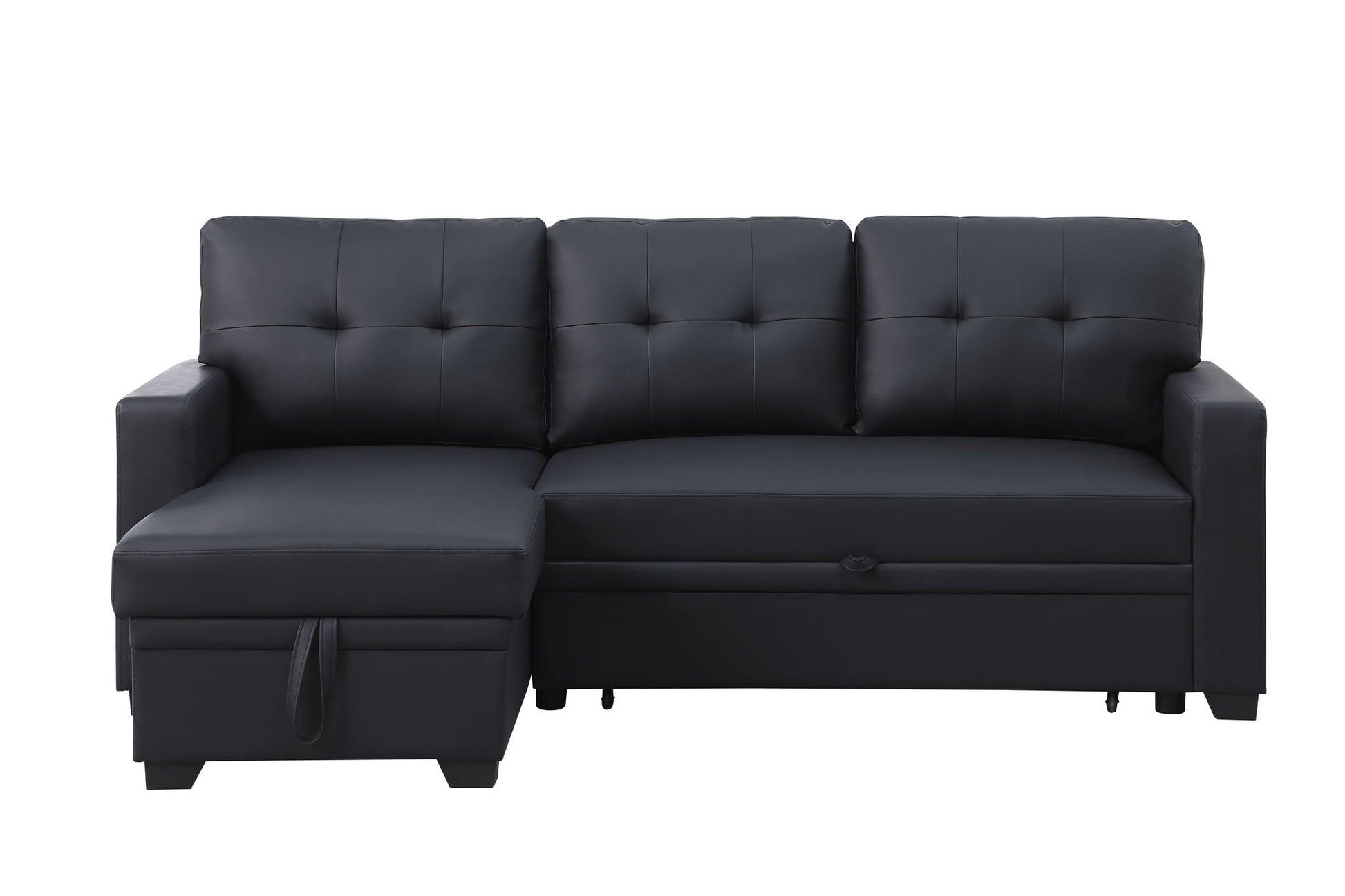 Upholstered Pull Out Sectional Sofa With Chaise - Best Buy Furniture
