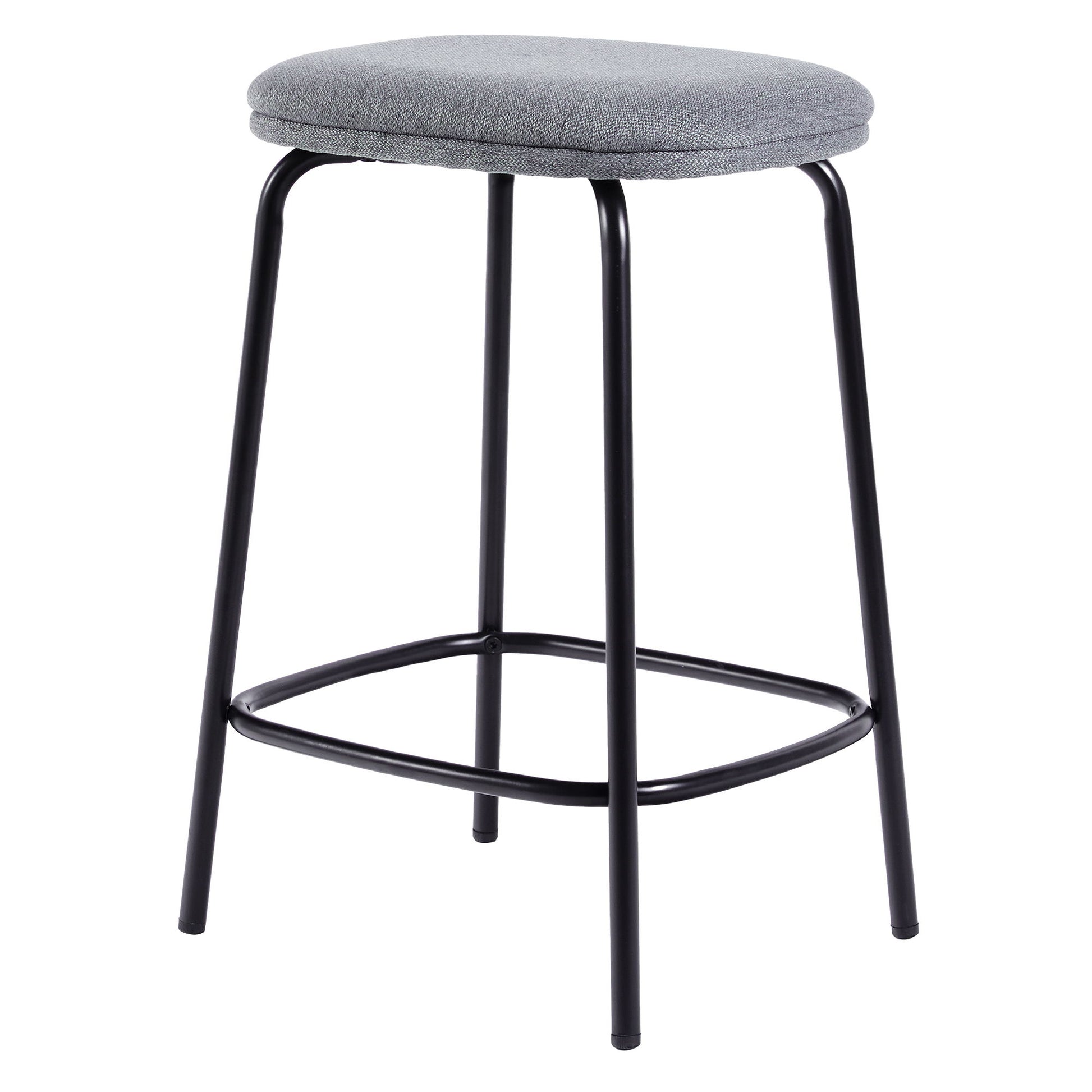 Modern Simple Counter Stool With Upholstered Seat (Set of 2) - Best Buy Furniture