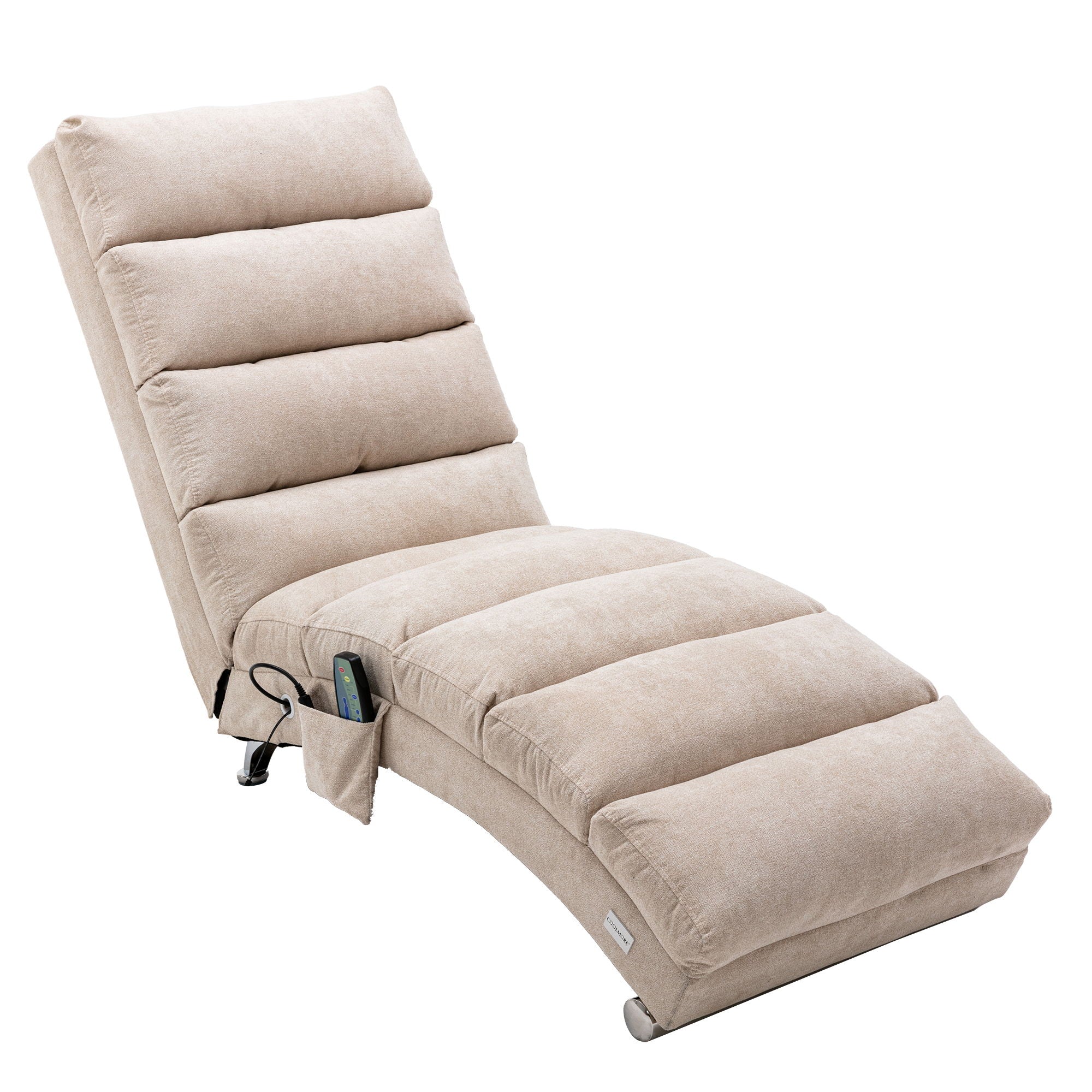 Massage Chaise Lounge Indoor With Remote Control, Ergonomic Electric Massage Lounger - Best Buy Furniture
