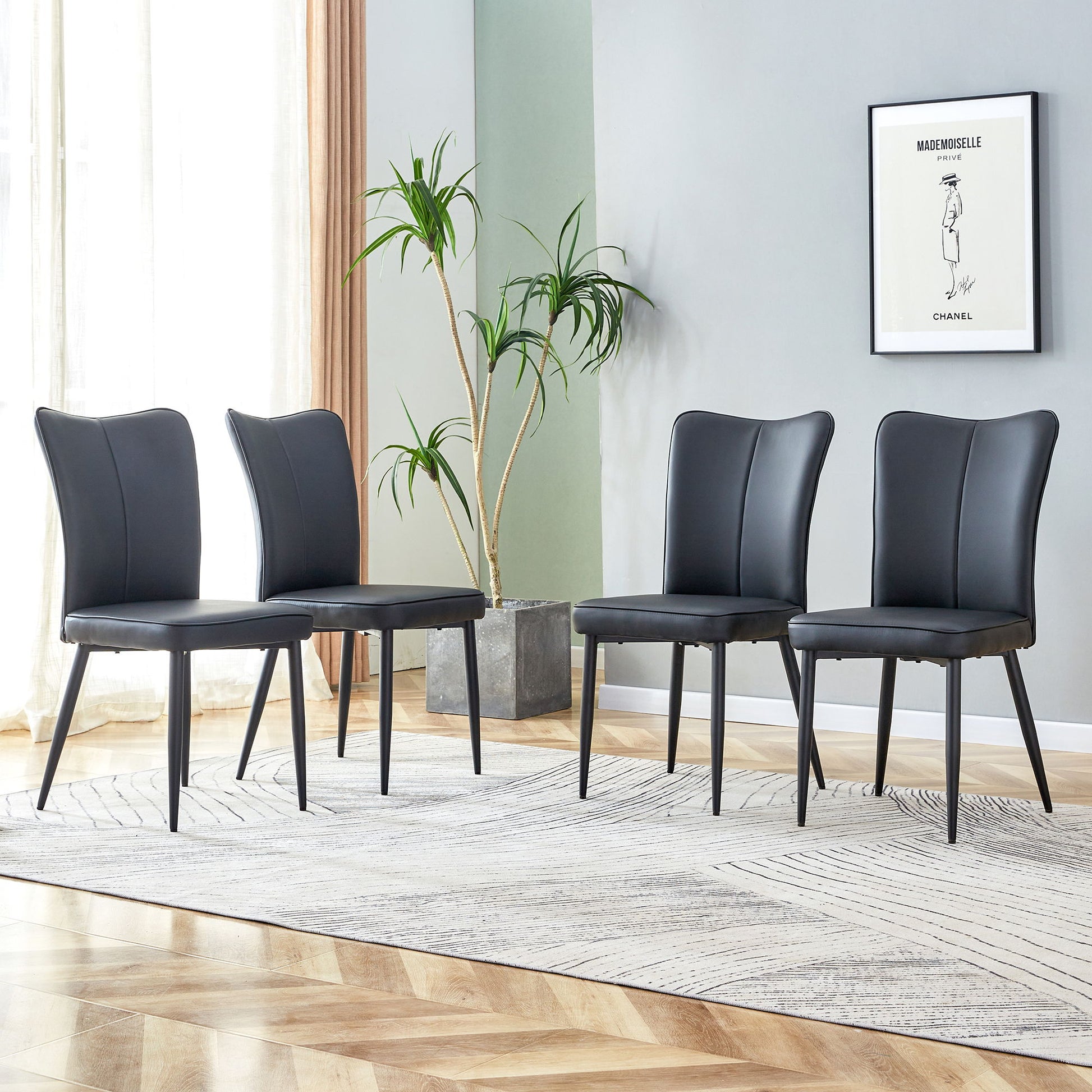 Minimalist Style Minimalist Dining Chairs With Metal Legs - Best Buy Furniture