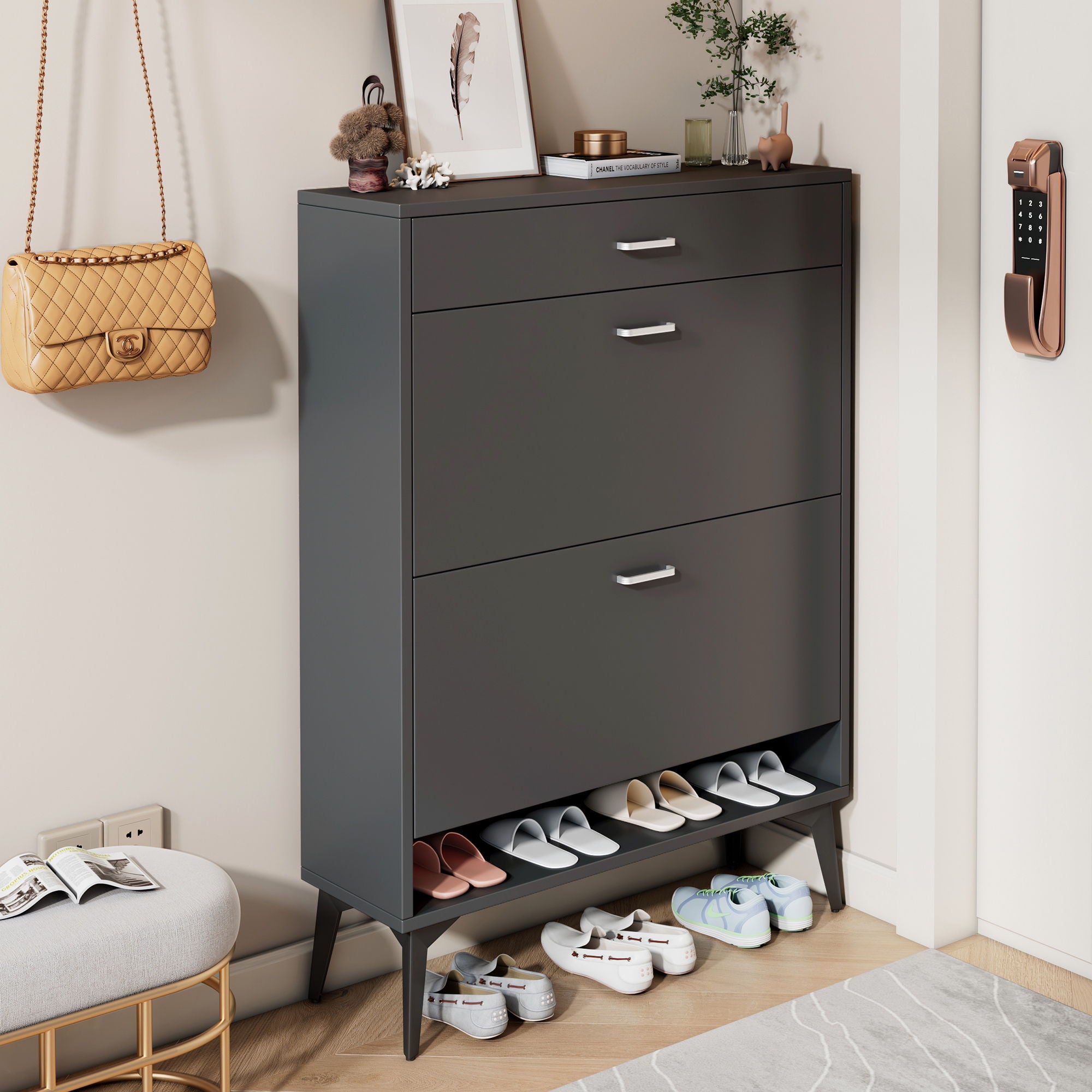 Shoe Cabinet, Shoe Storage Shelves - Best Buy Furniture