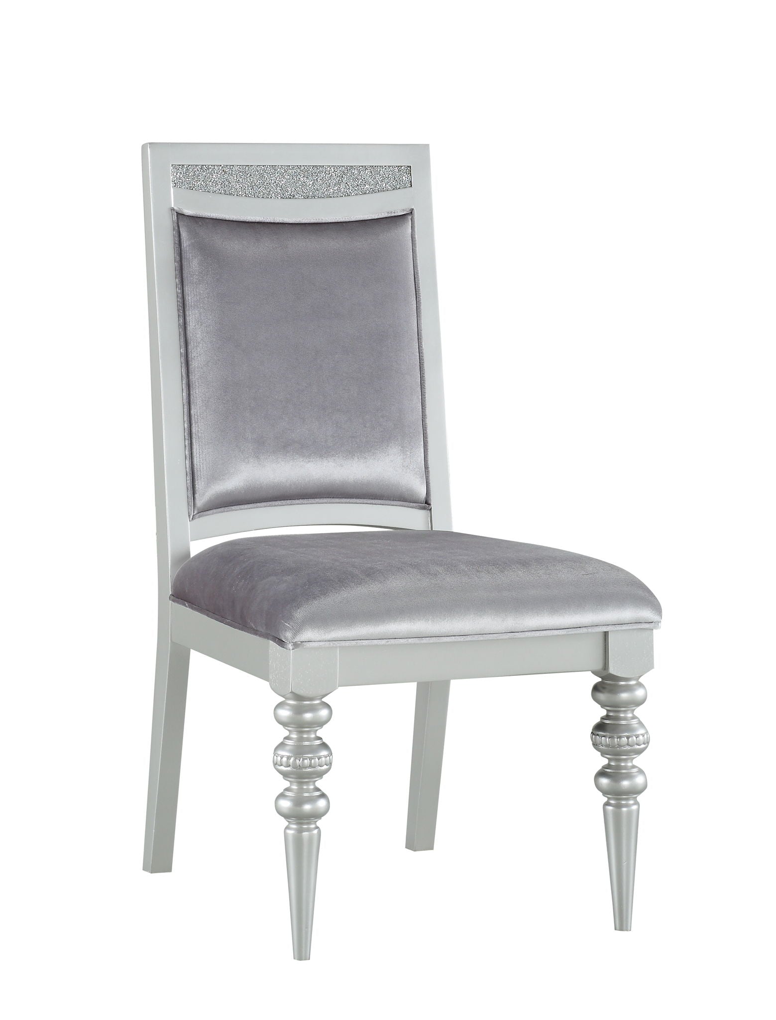 Maverick - Side Chair (Set of 2) - Silver - Best Buy Furniture